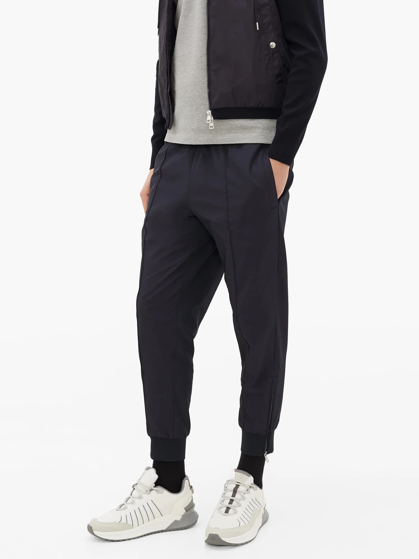 Zipped-cuff technical track pants - 6