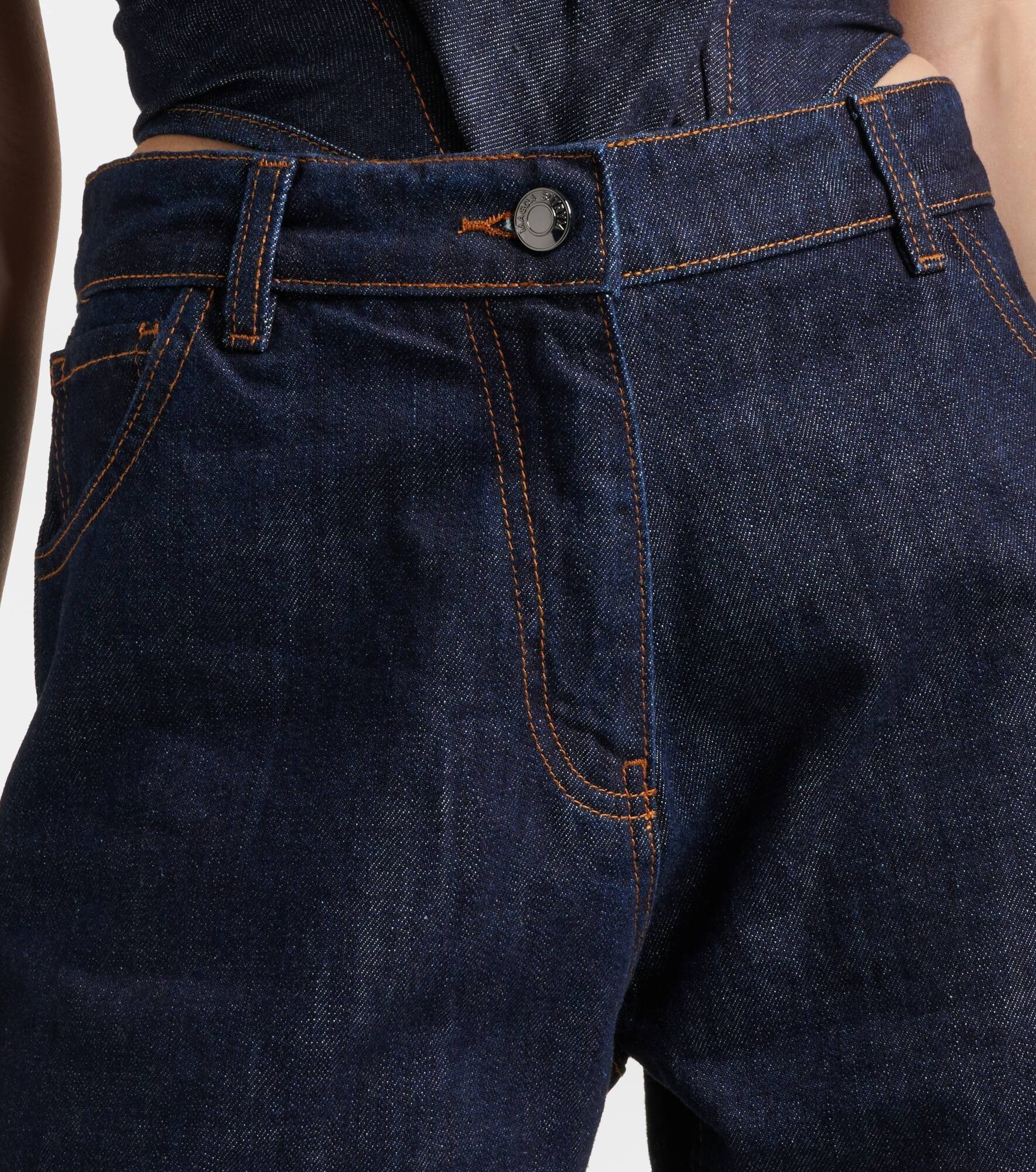 High-rise straight jeans - 4