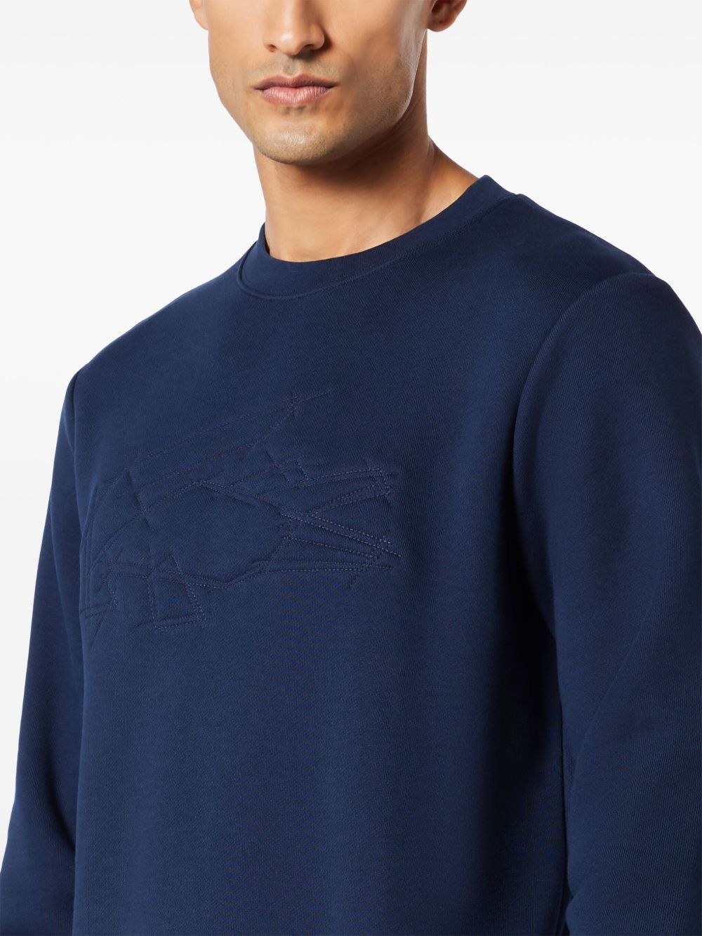 crocodile-embroidered sweatshirt - 5