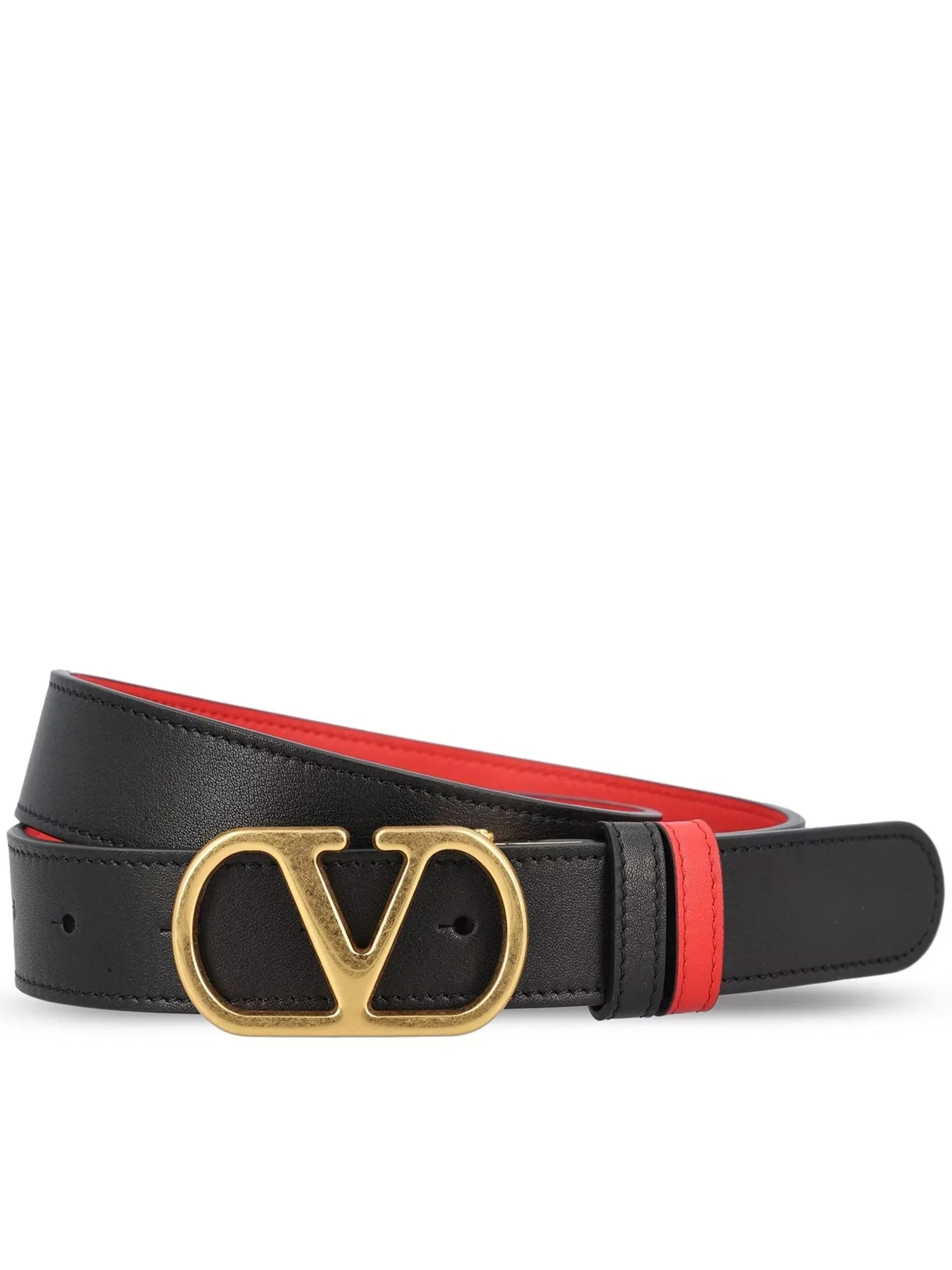 Reversible VLogo Signature Belt - 1