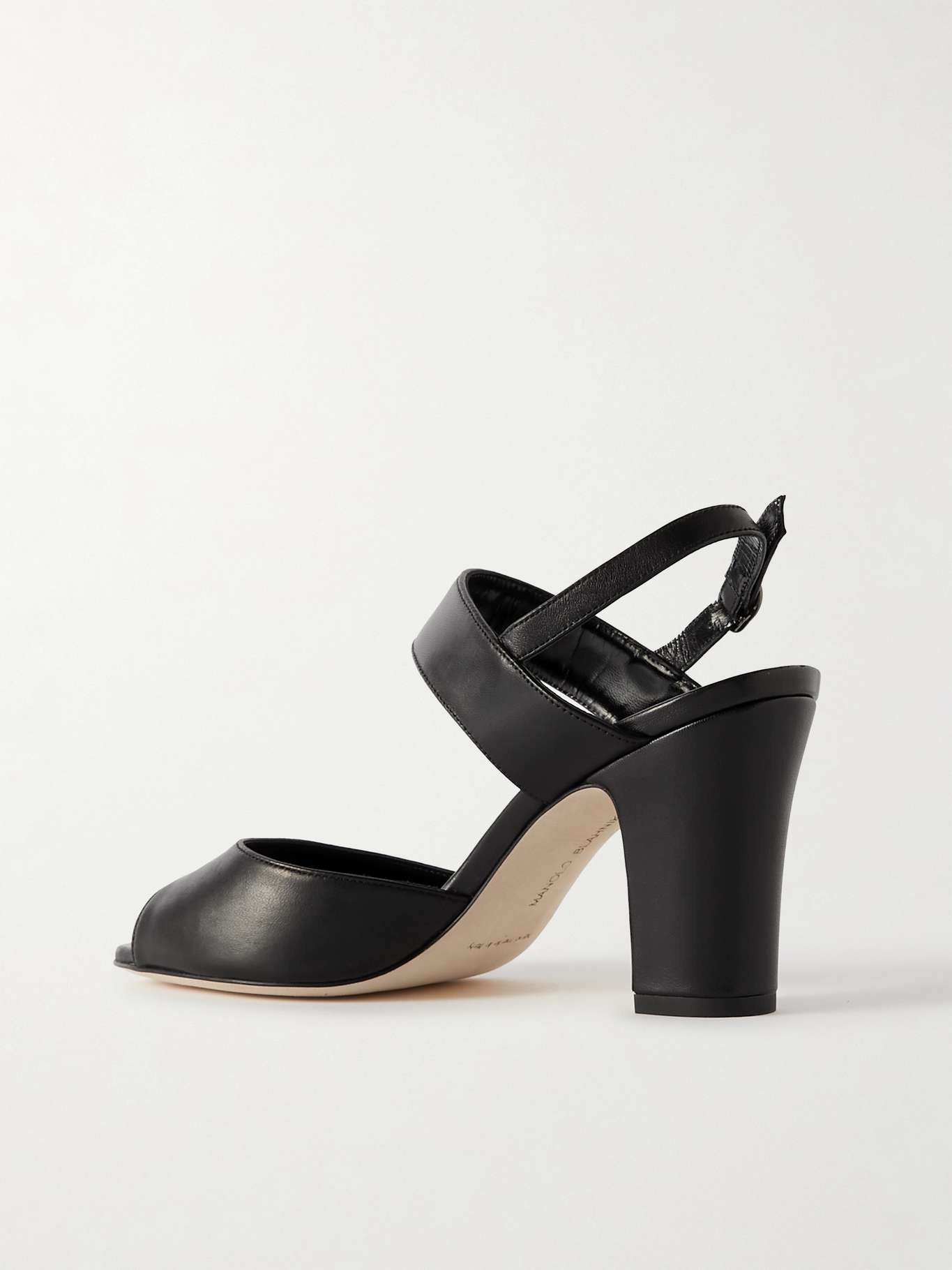 Khiko 90 leather slingback sandals - 3