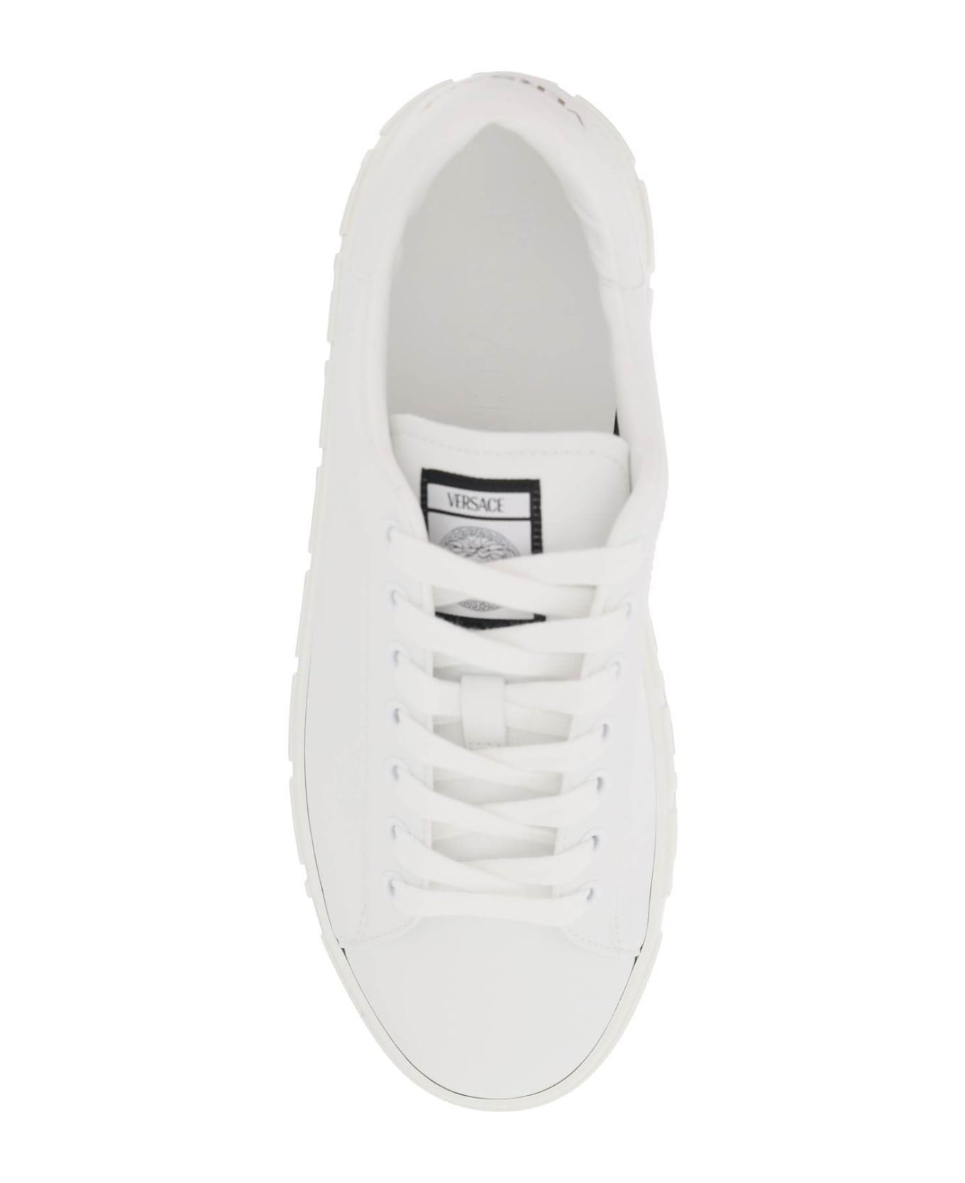 White Leather Sneakers - 2