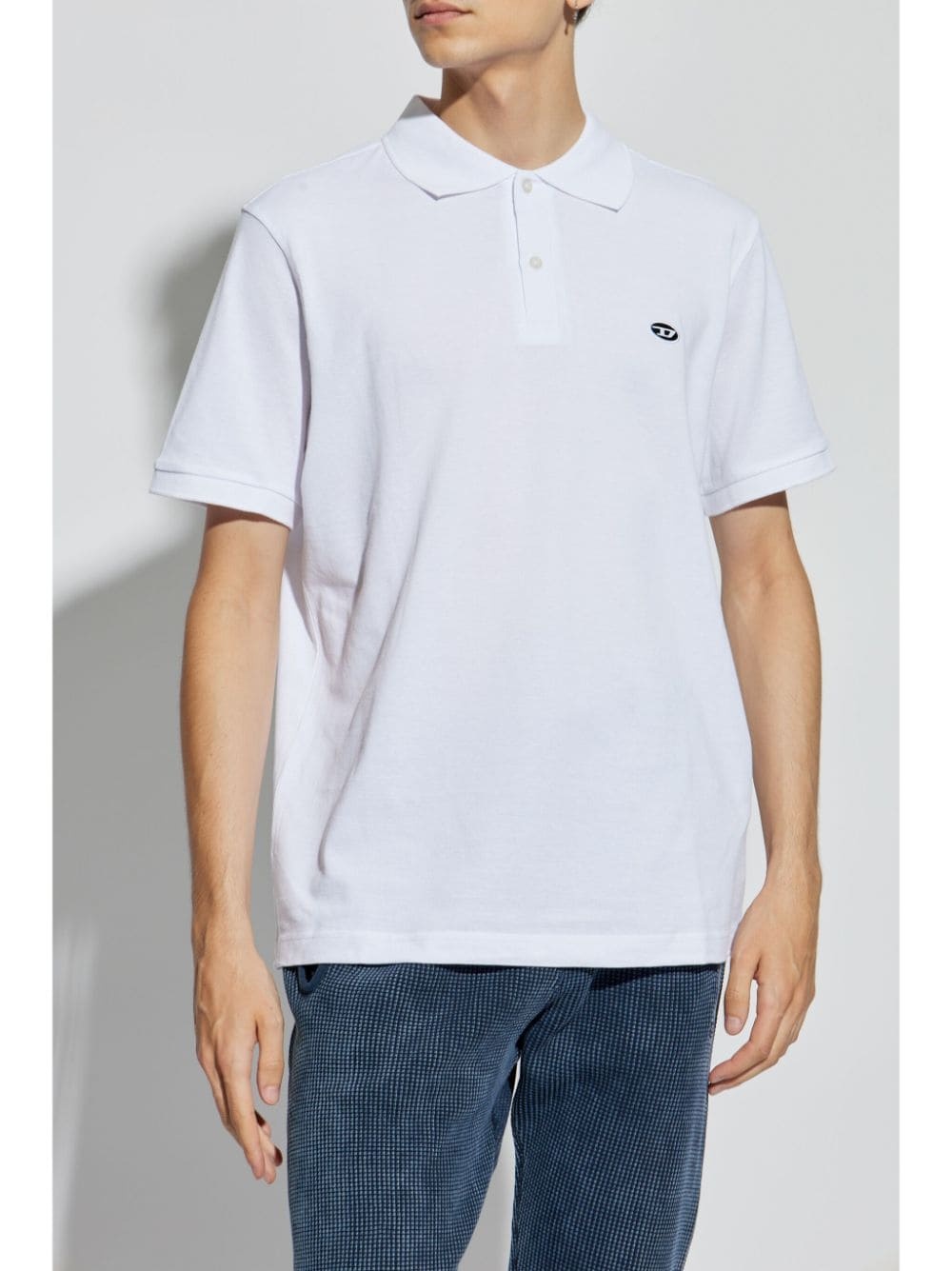 logo-appliquÃ© cotton polo t-shirt - 3
