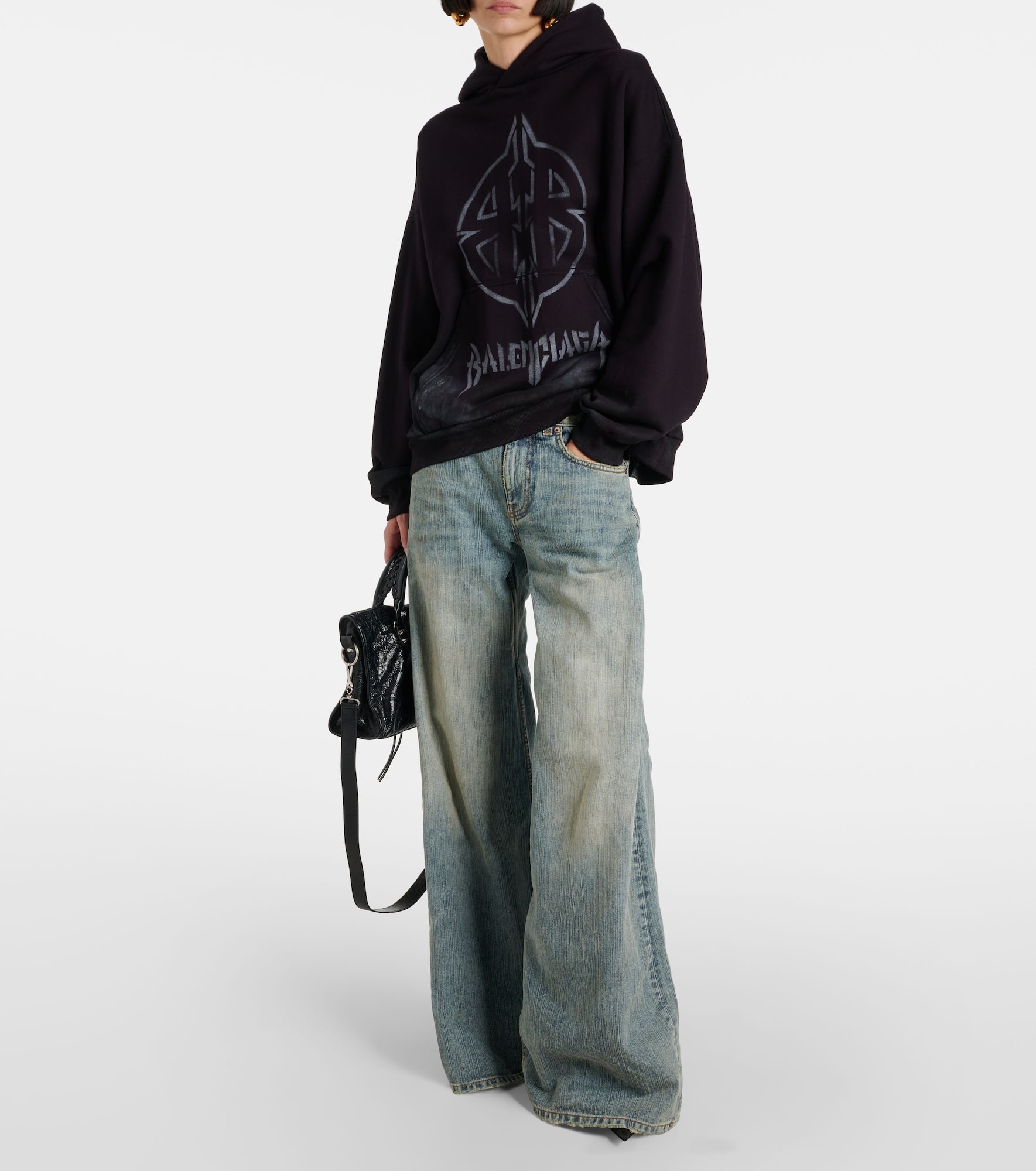Mid-rise wide-leg jeans - 2