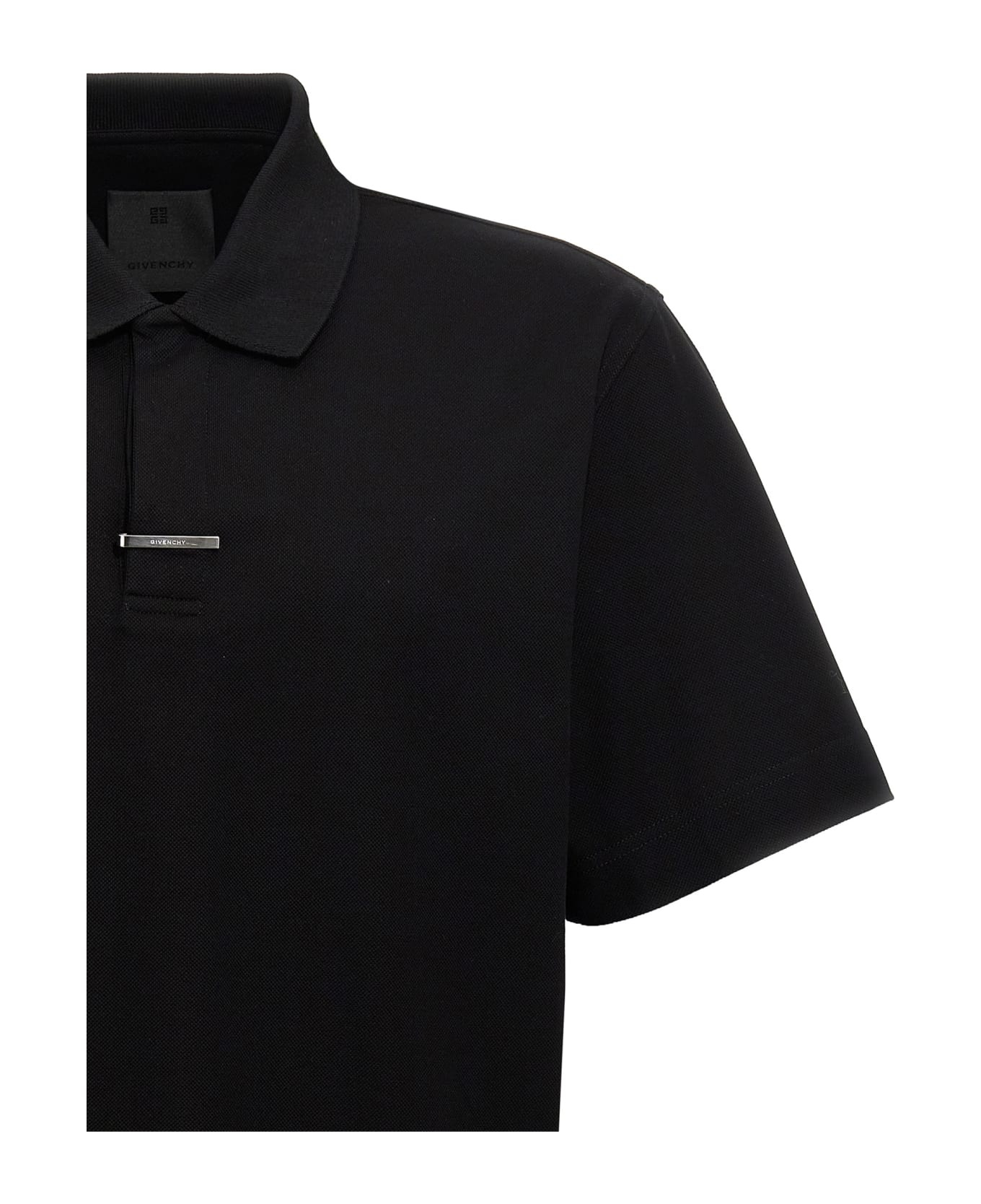 'placket' Polo Shirt - 3