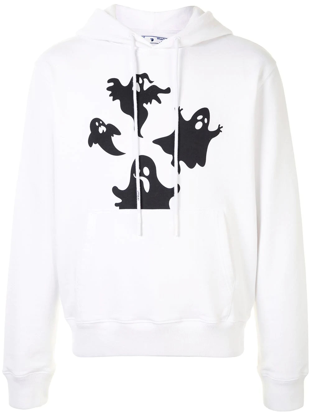 Ghost print hoodie - 1