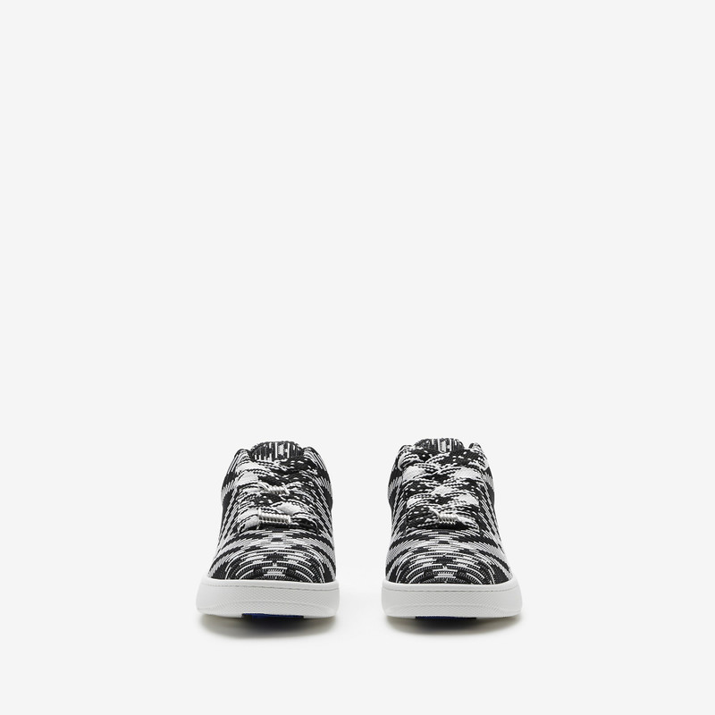 Check Knit Box Sneakers 3