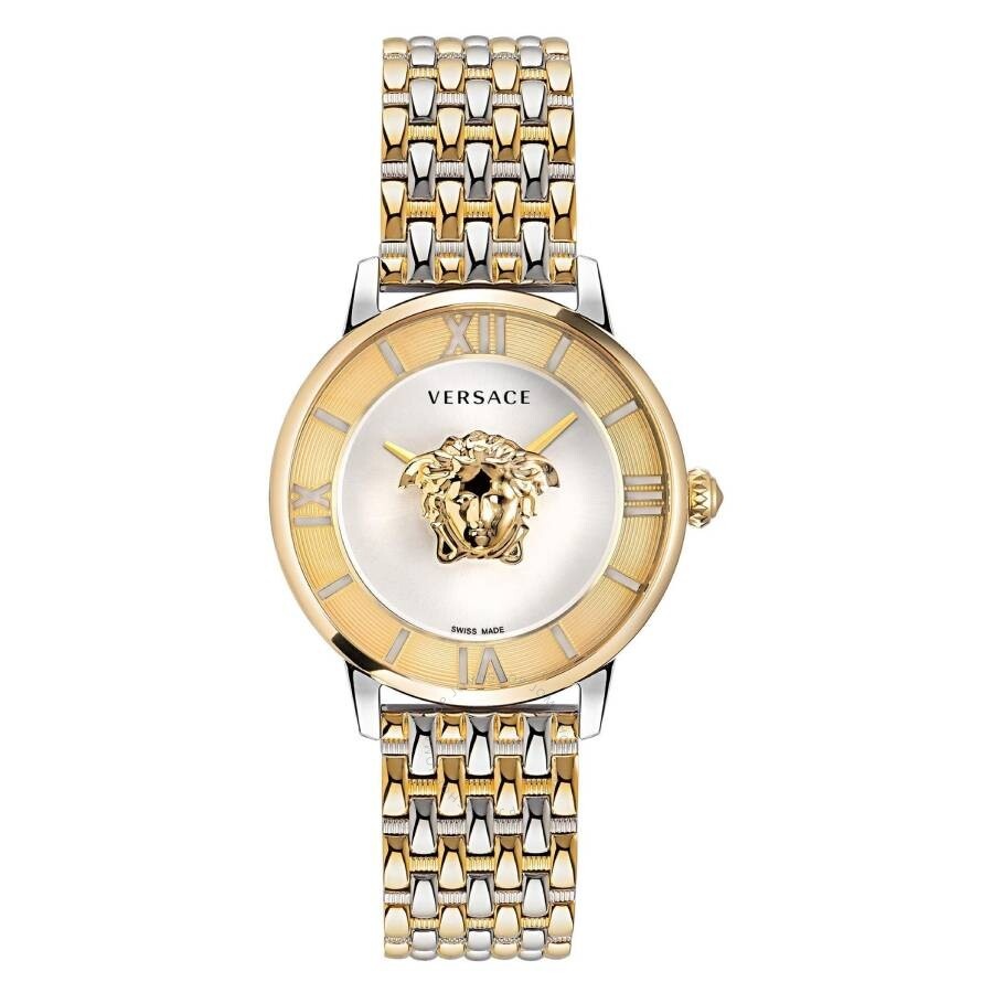 Versace La Medusa Quartz Silver Dial Two-Tone Ladies Watch VE2R00222 - 1