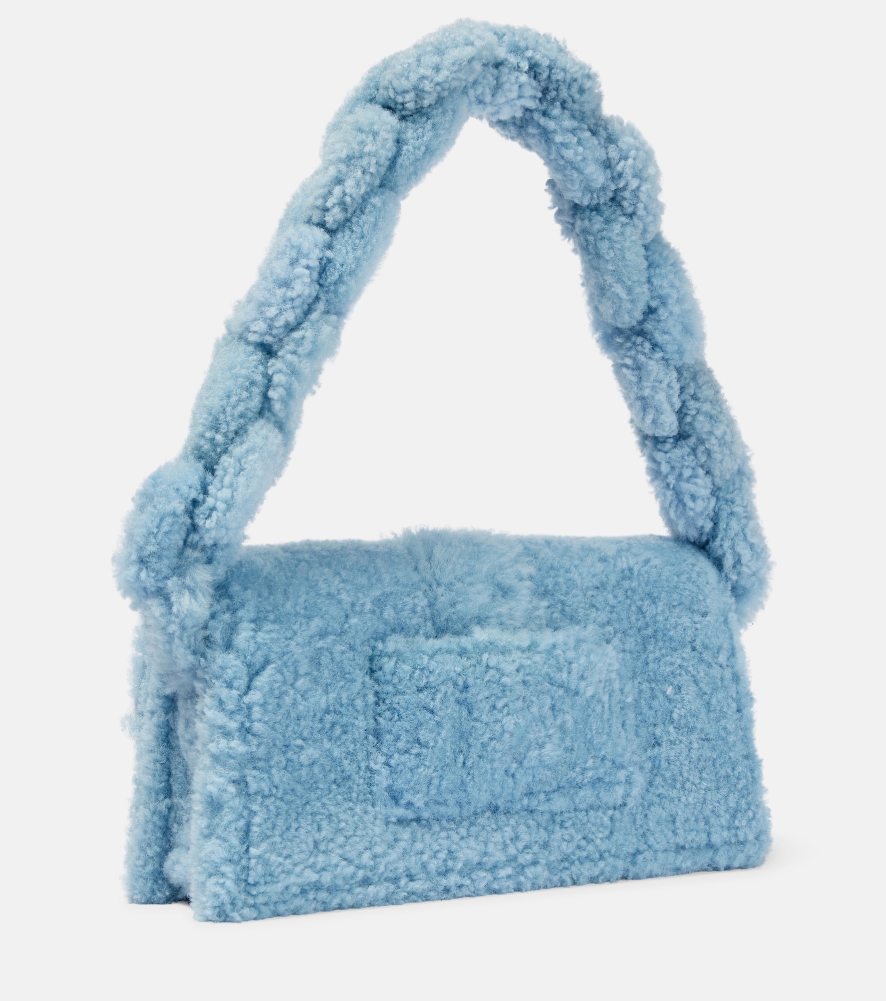 Le Bambidou shearling shoulder bag - 4