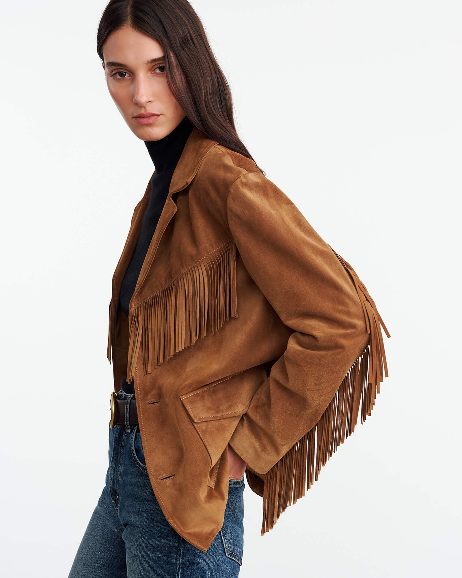 MAELLE SUEDE JACKET - 4