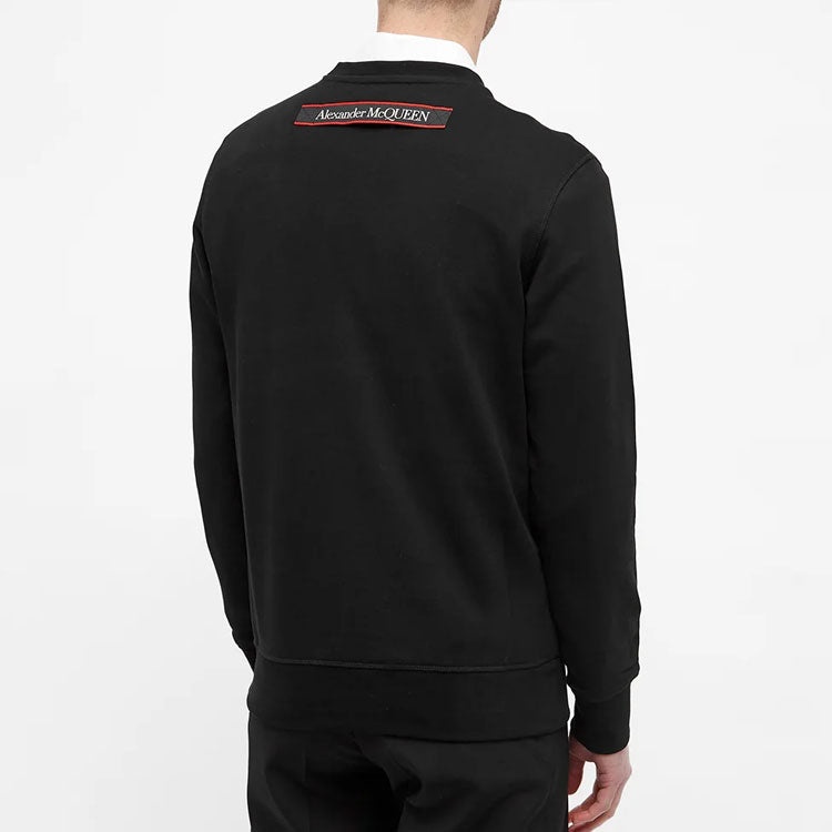 McQ Alexander McQueen Logo Round Collar Long Sleeve Male Black 642663-QRX75-0901 - 4