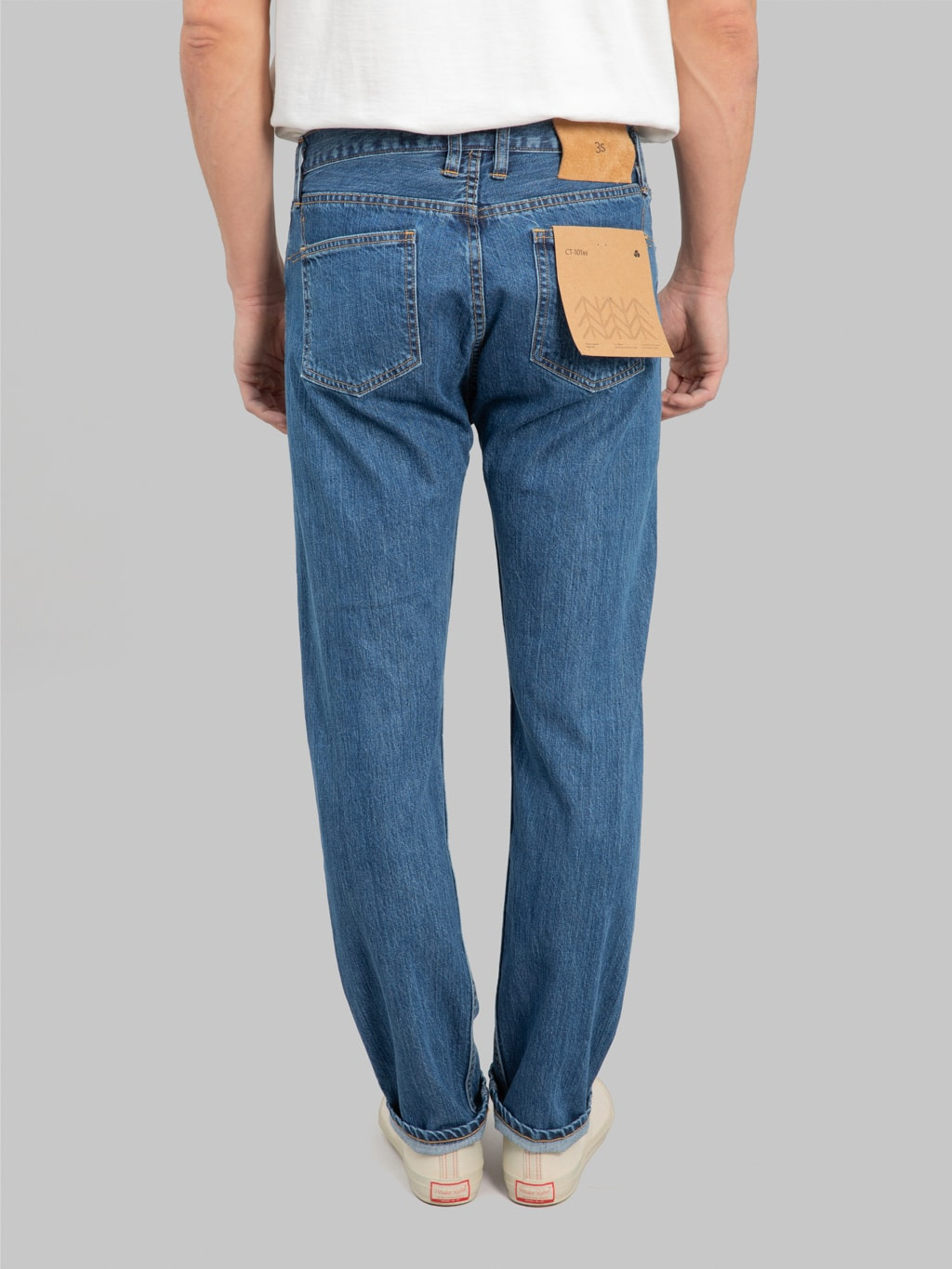 3sixteen CT-101xs Stonewashed Indigo Selvedge Classic Tapered Jeans (2024 Version) - 2