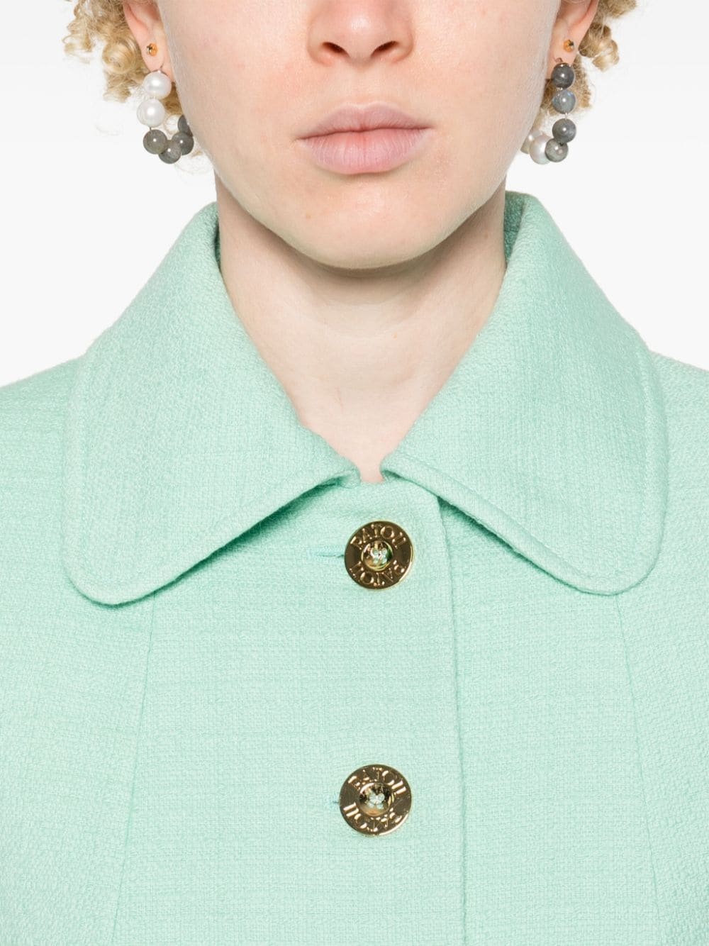 cropped tweed jacket - 5