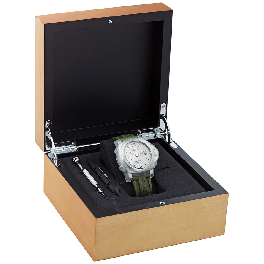 Panerai Luminor Automatic White Dial Men's Watch PAM01314 - 4