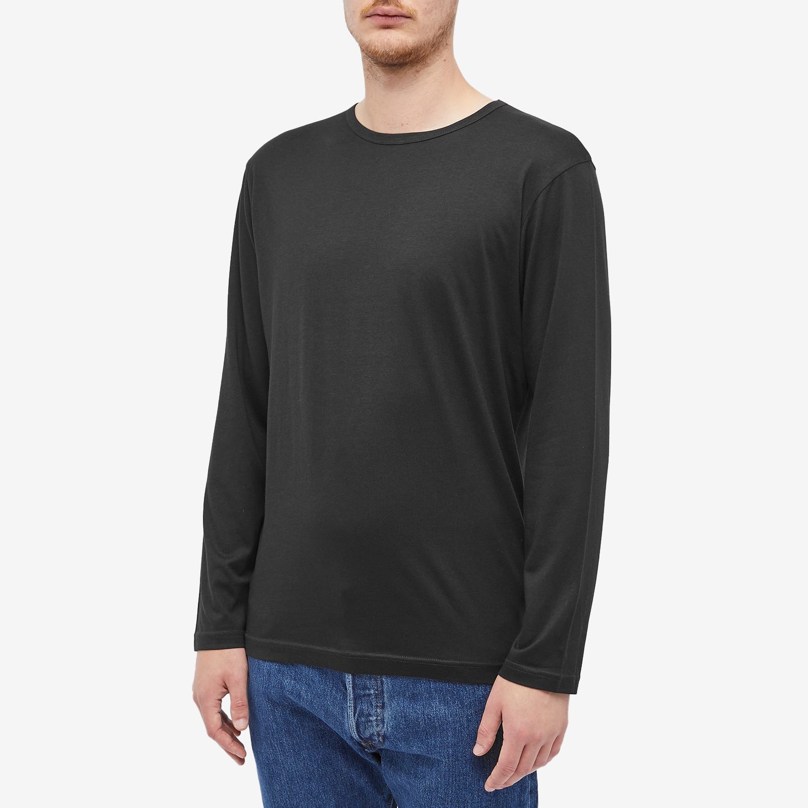 Sunspel Long Sleeve Lounge T-Shirt - 2