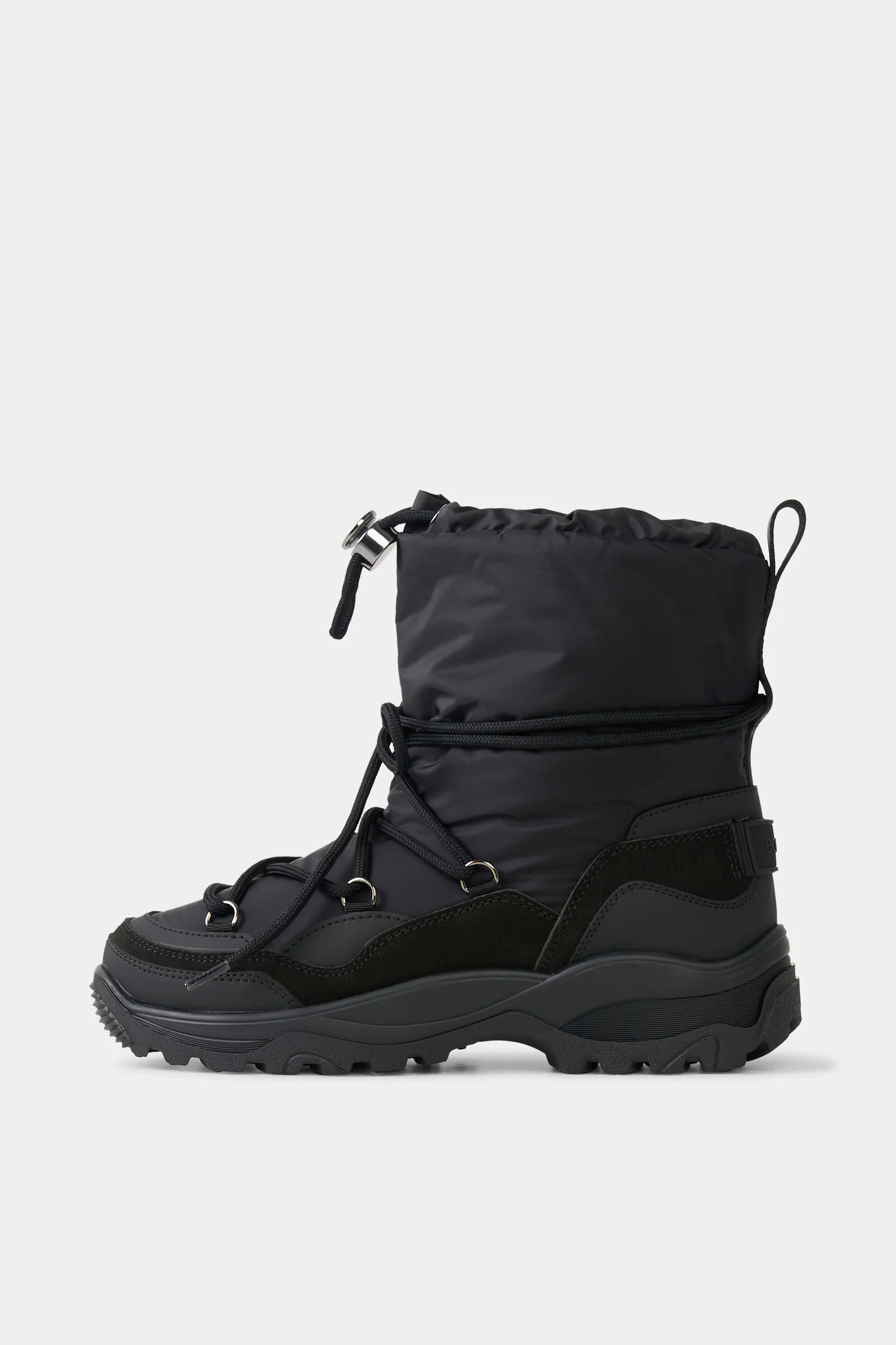 Snow boots Alta Badia with spikes in Black - 1