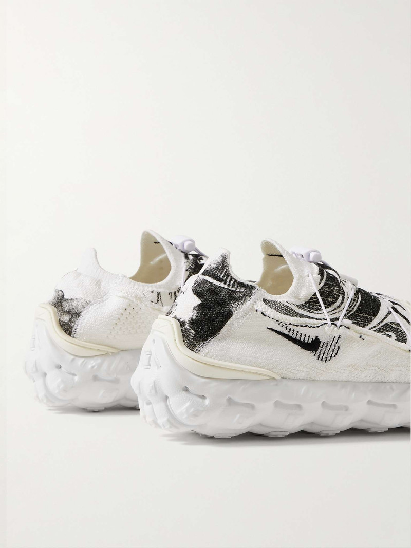 ISPA Mindbody Leather and Rubber-Trimmed FlyKnit Sneakers 5