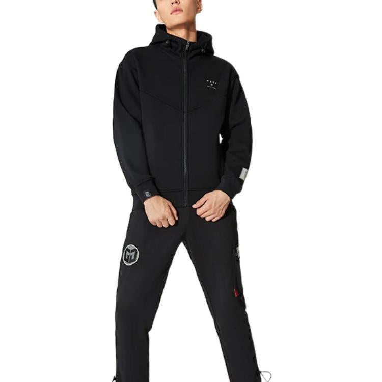 Li-Ning Wade Plus Velvet Winter Comfortable Jacket 'Black' AWDSC45-1 - 3