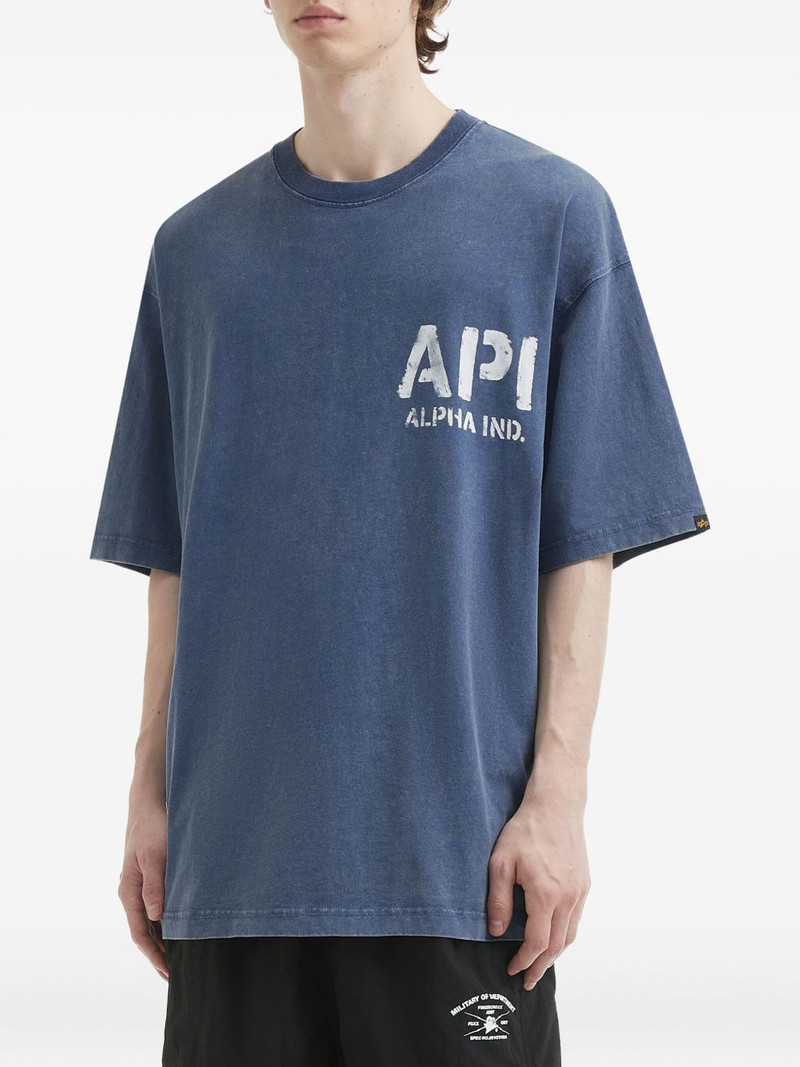 logo-print cotton T-shirt 3