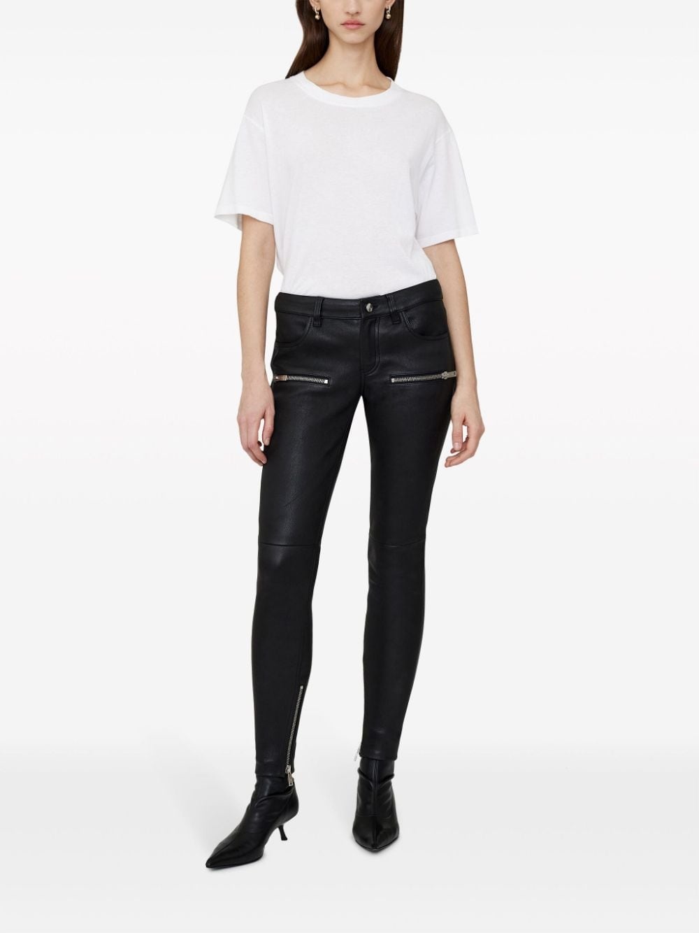 Remy leather skinny trousers - 2
