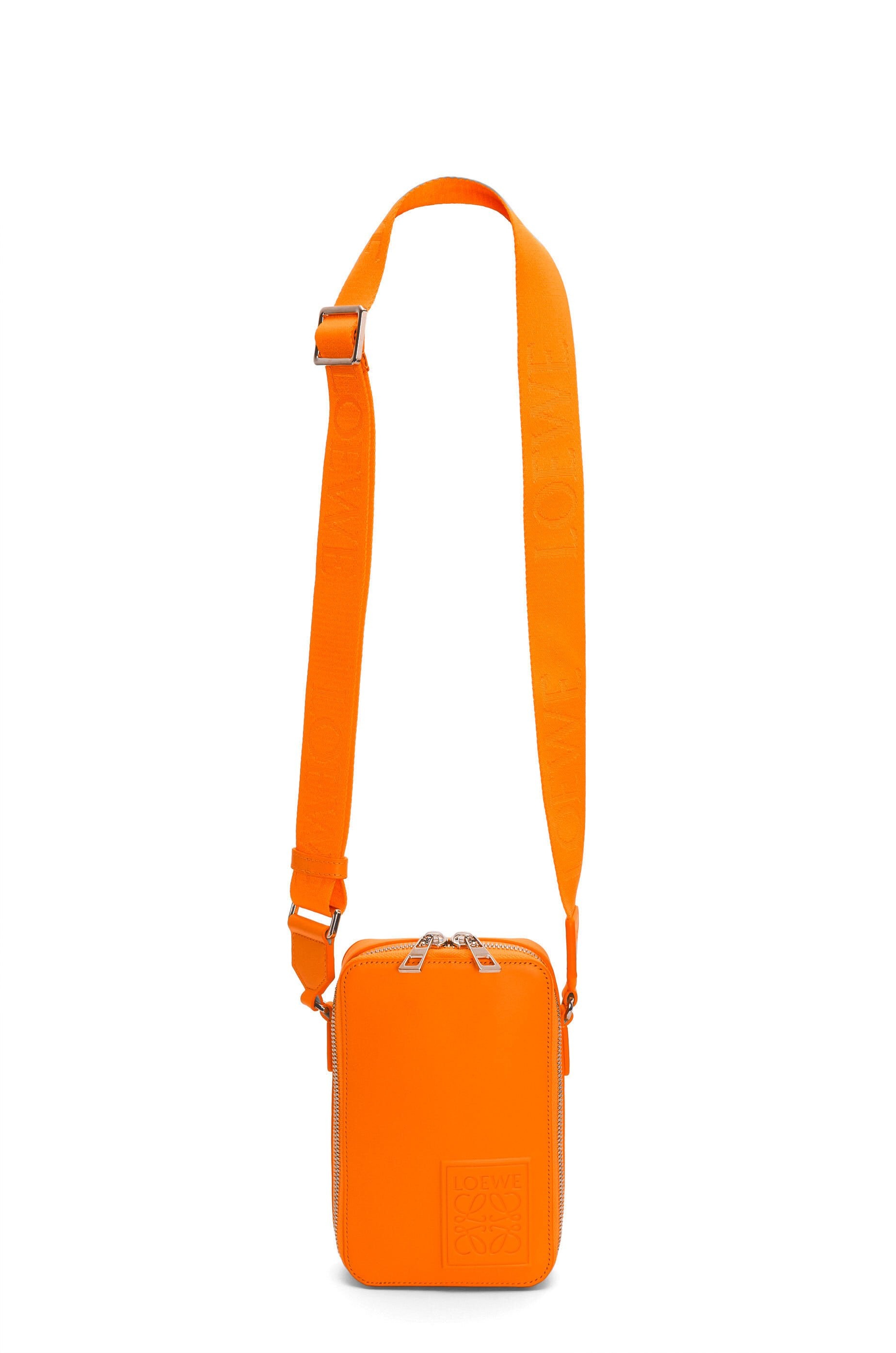 Vertical Crossbody Pocket in satin calfskin - 4