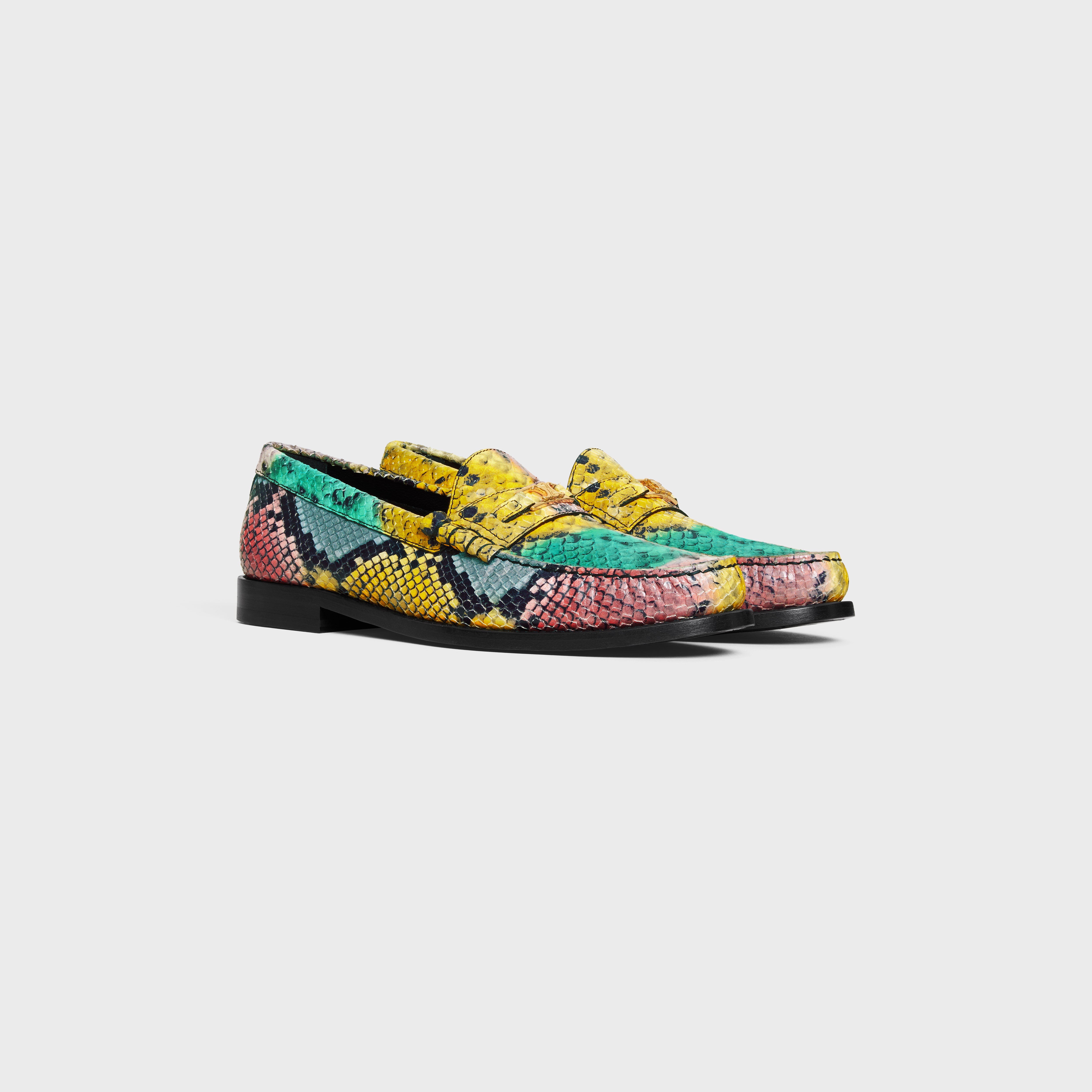 CELINE LUCO LOAFER in PYTHON STAMPED GOATSKIN - 2