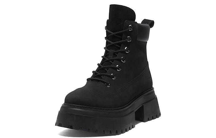 (WMNS) Timberland Sky 6 Inch Lace Up Boots 'Black Nubuck' A428J001 - 3
