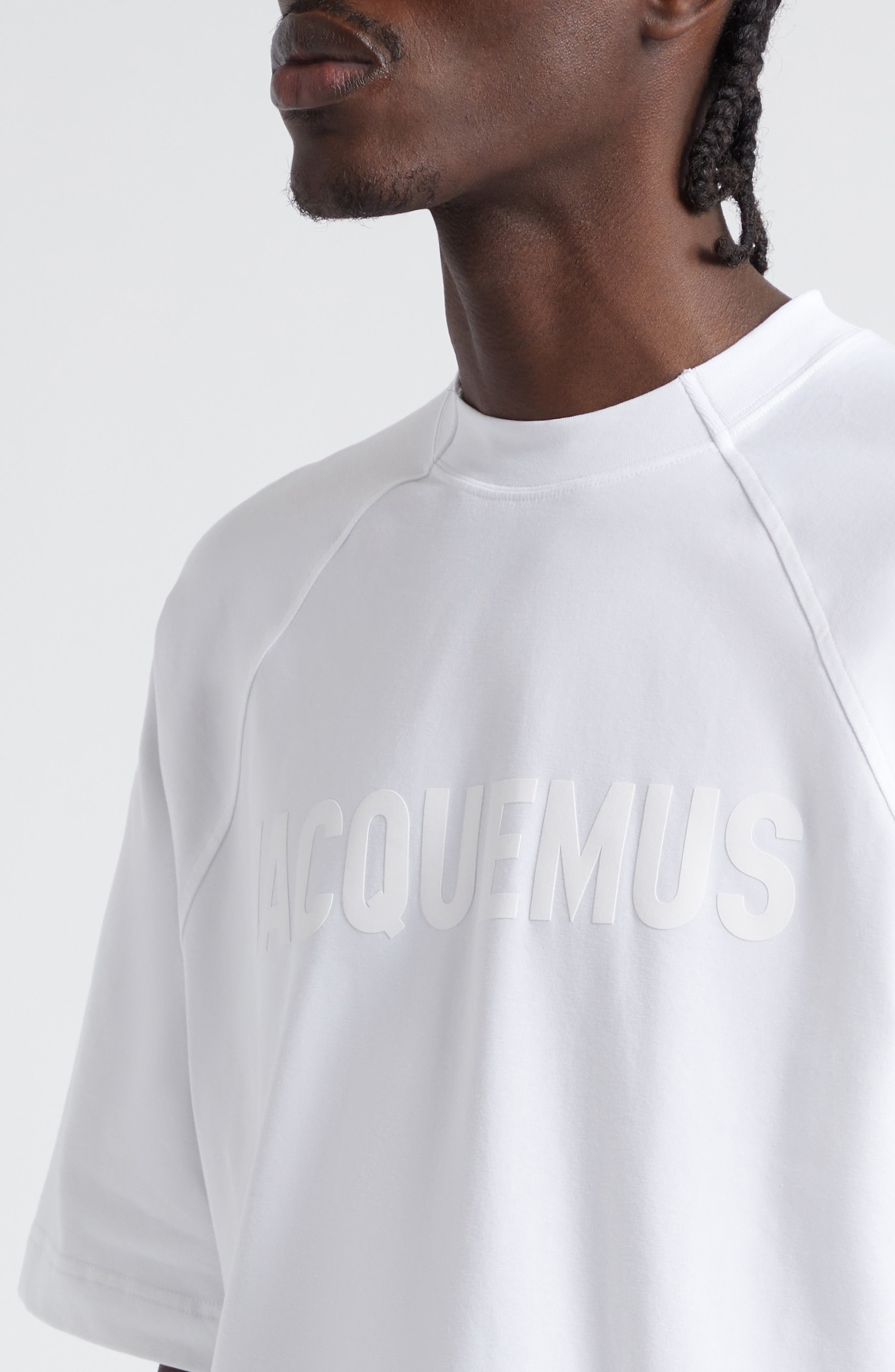 Le T-Shirt Typo Stretch Cotton Logo Graphic T-Shirt - 4