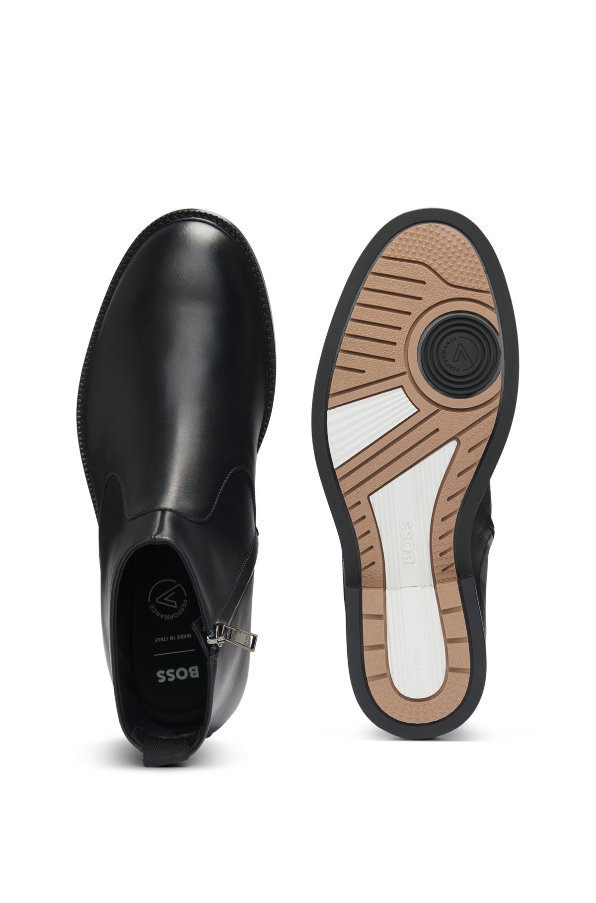 DRESSLETIC BOOTS IN BURNISHED LEATHER - 4
