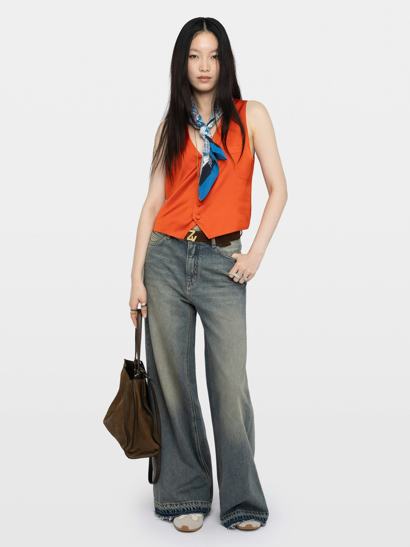 Emaux Satin Vest 4