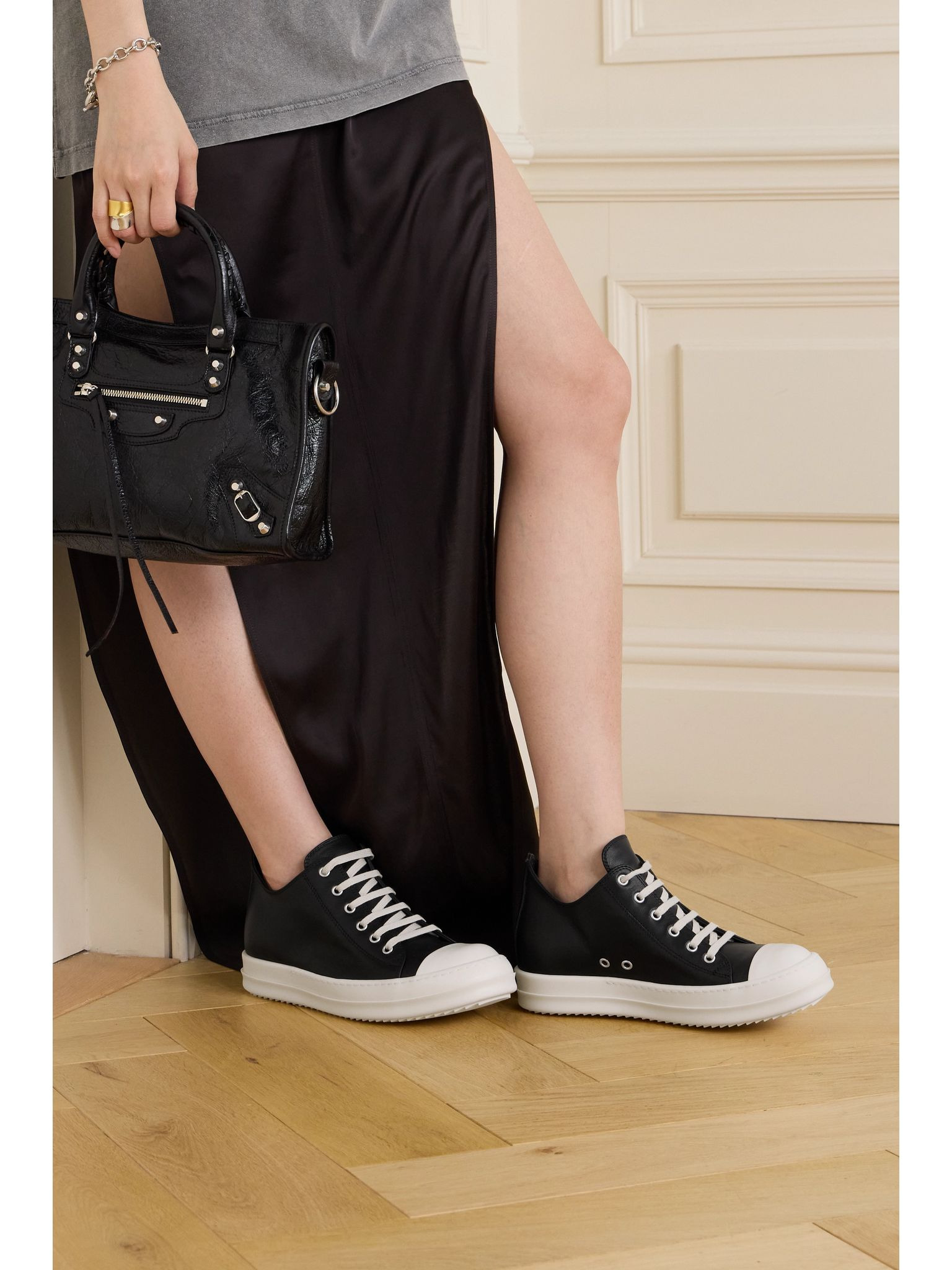 Leather sneakers Black - 2
