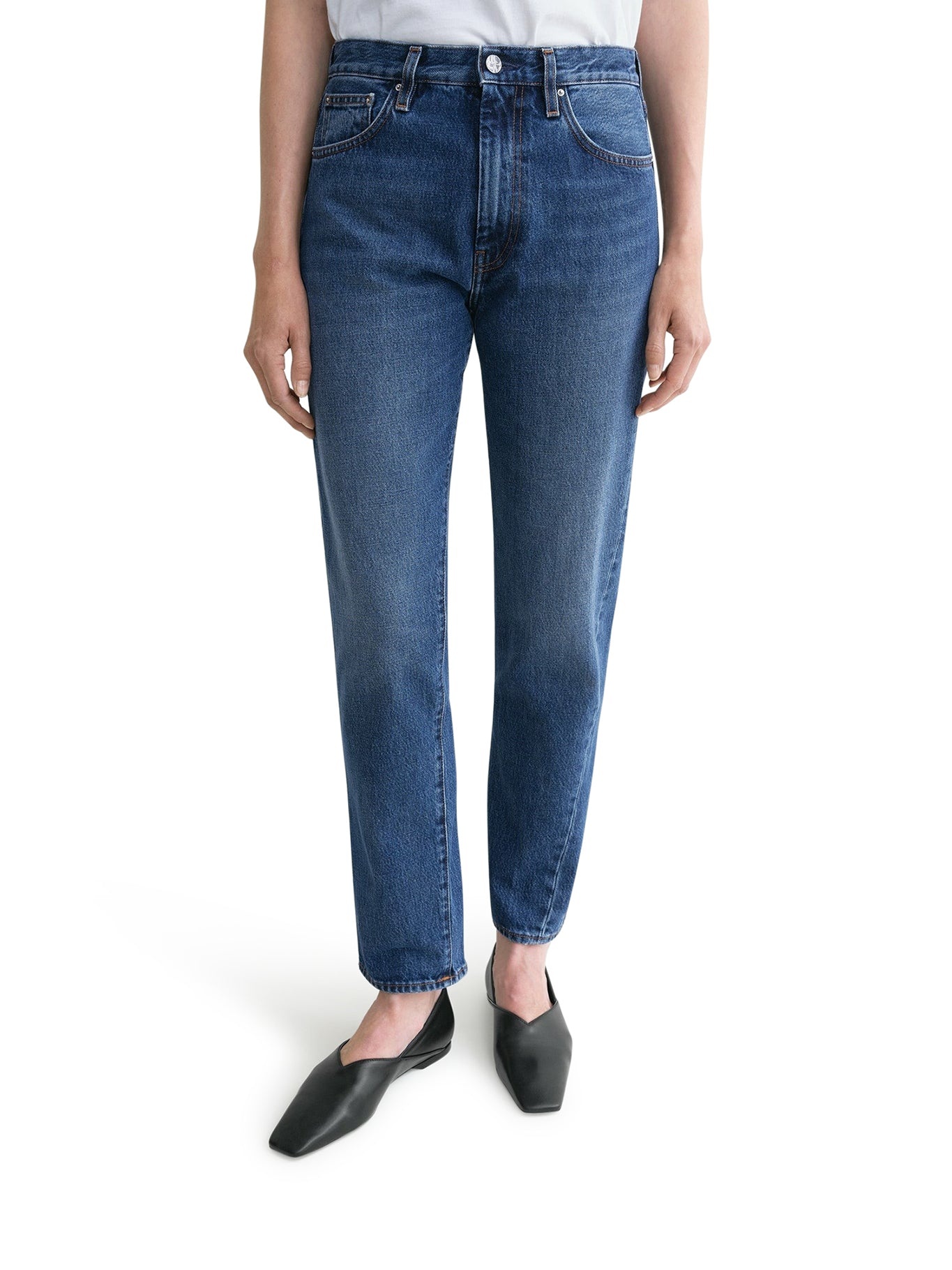 TWISTED SEAM DENIM WORN BLUE - 5