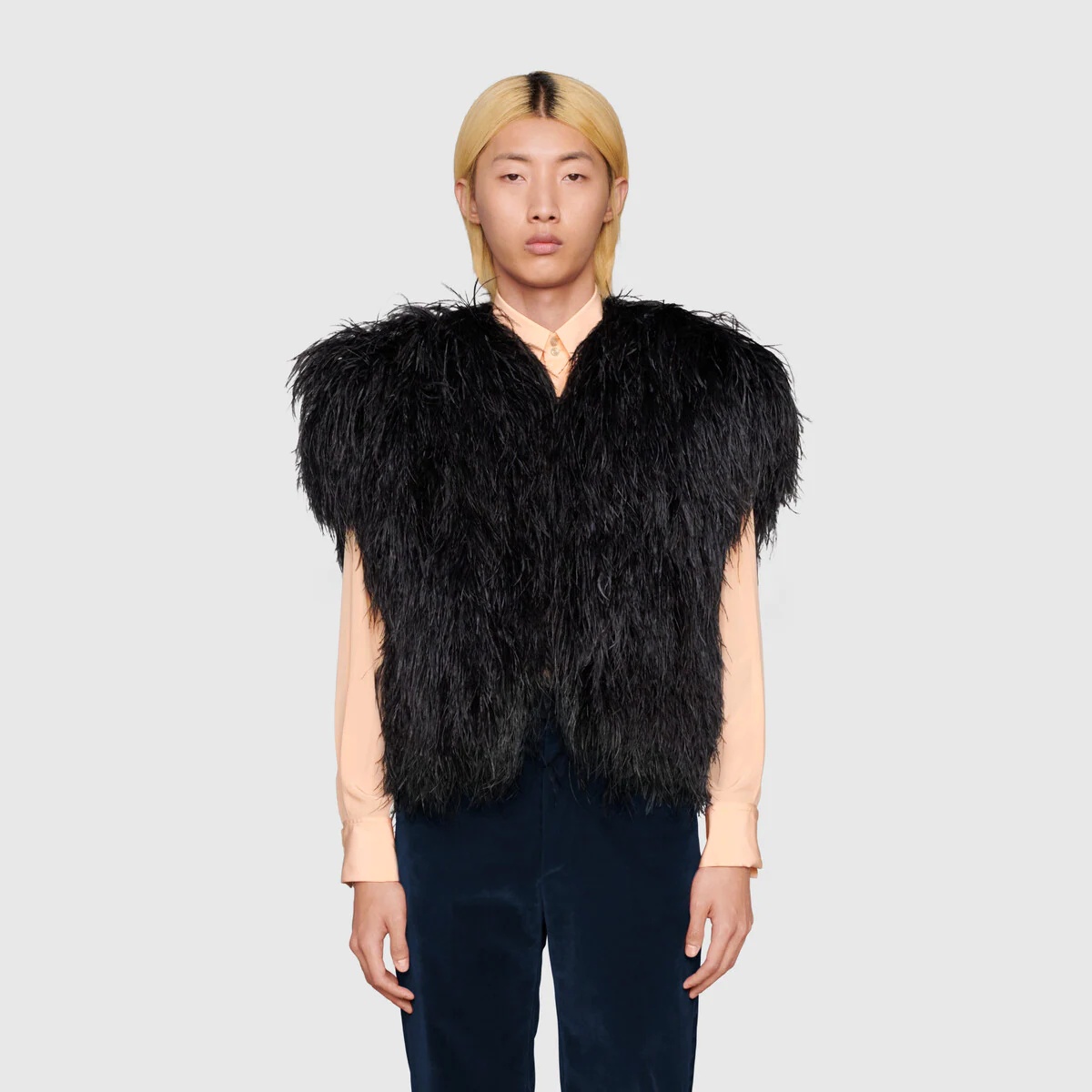 Vest with feathers - 3