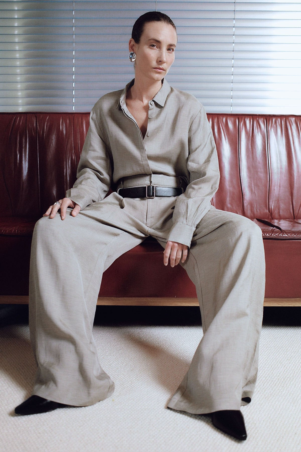 Melange Double Loop Pants - Rye - 12