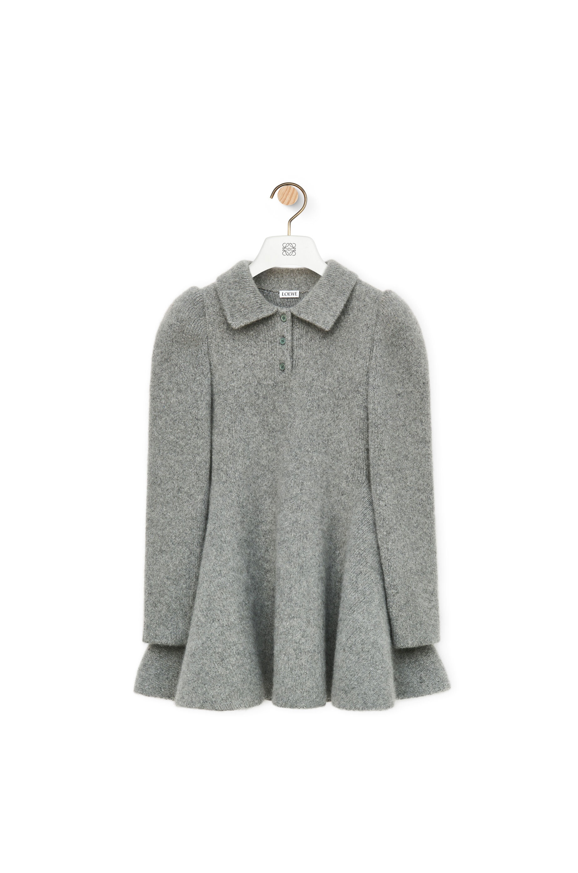 Mini dress in cashmere and mohair - 1
