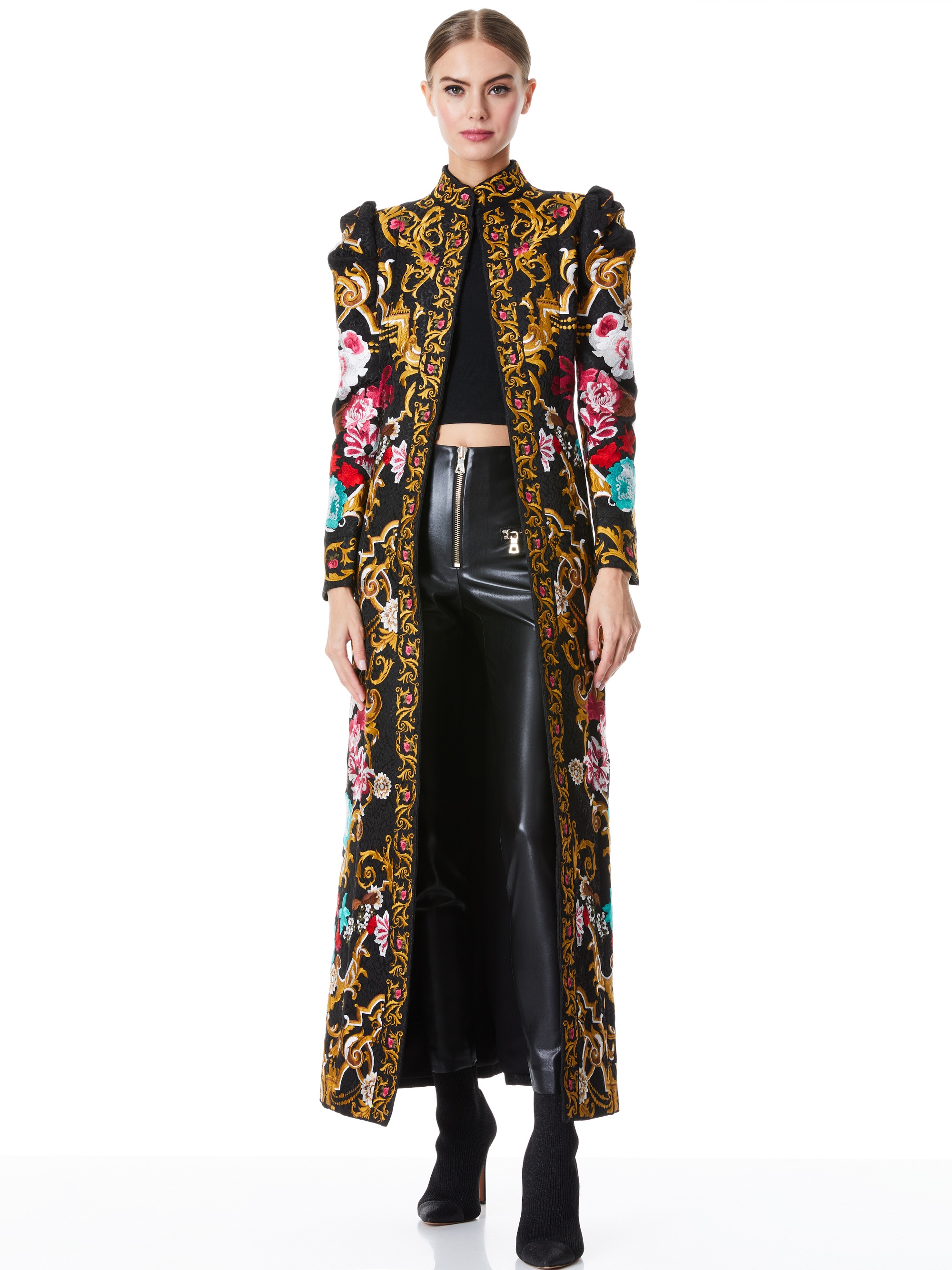 THOMAS EMBROIDERED MAXI COAT - 2