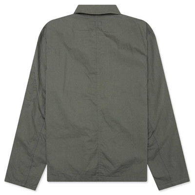 Stüssy MILITARY L/S OVER SHIRT - OLIVE outlook