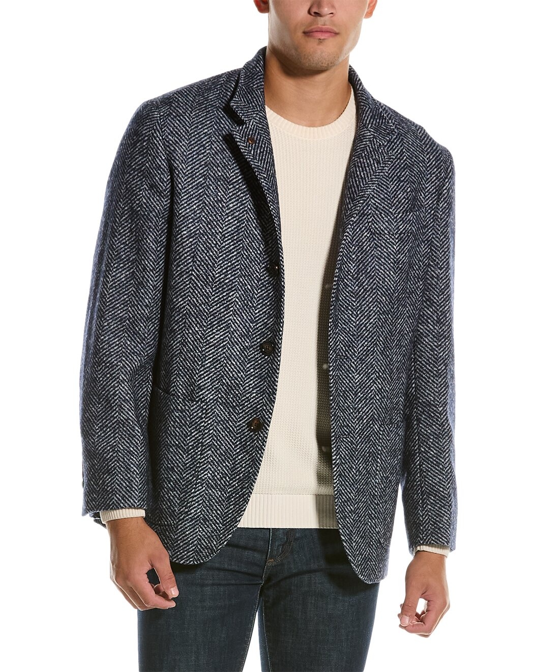 Brunello Cucinelli Wool & Alpaca-Blend Blazer - 1