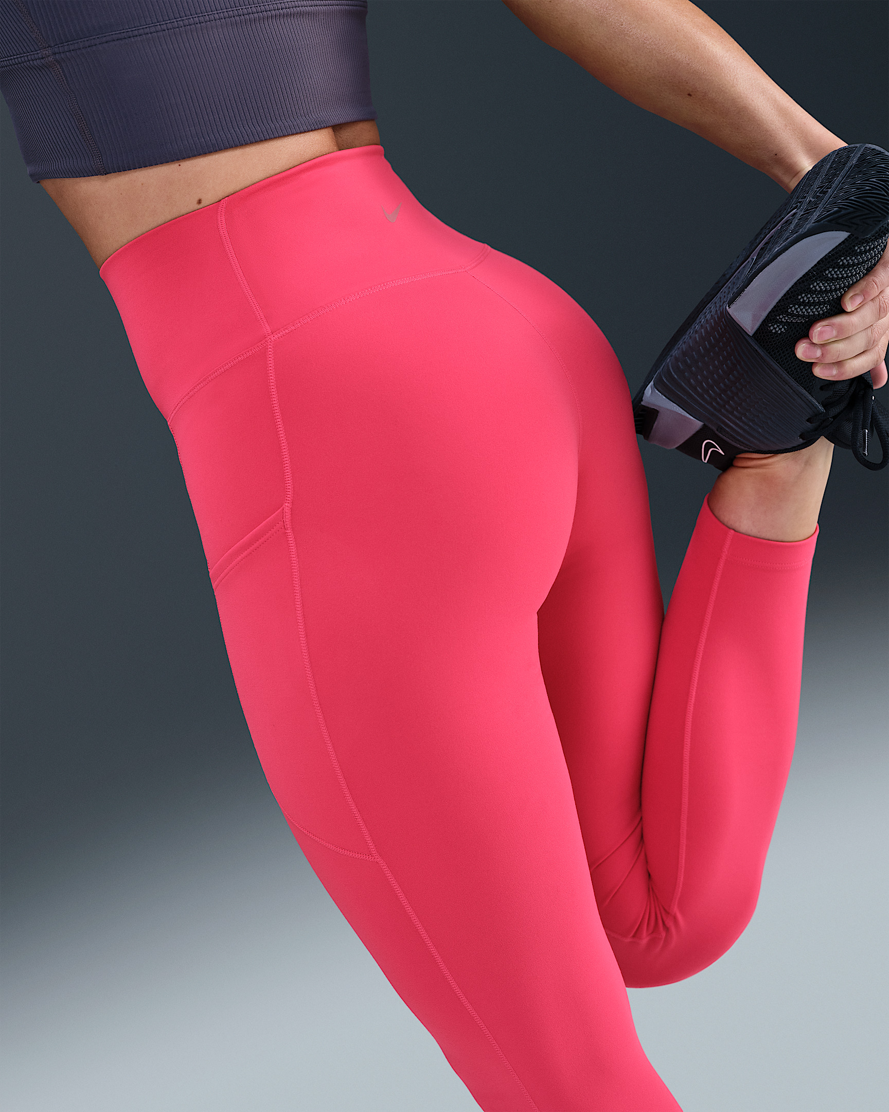 Nike One Women's High-Waisted 7/8 Leggings with Pockets - 3