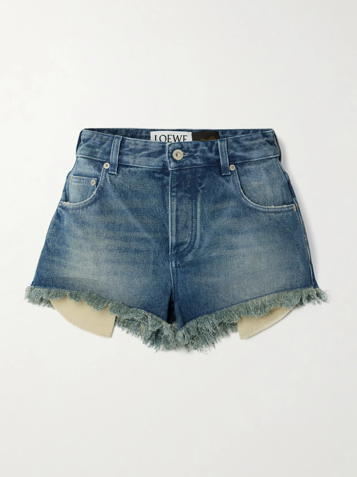 + Paula's Ibiza Fringed Denim Shorts - 1