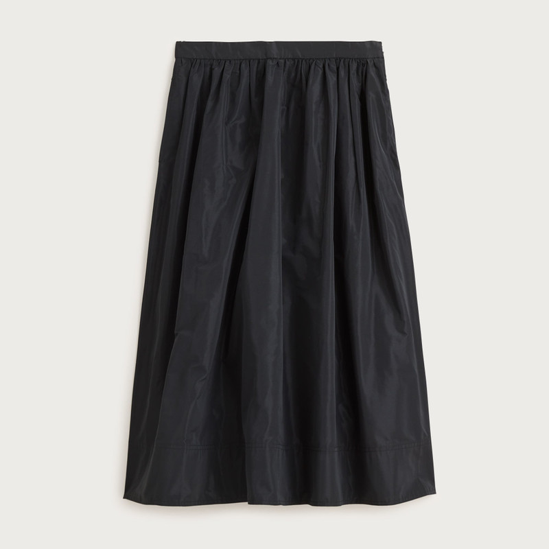 Midi ball skirt in taffeta 1