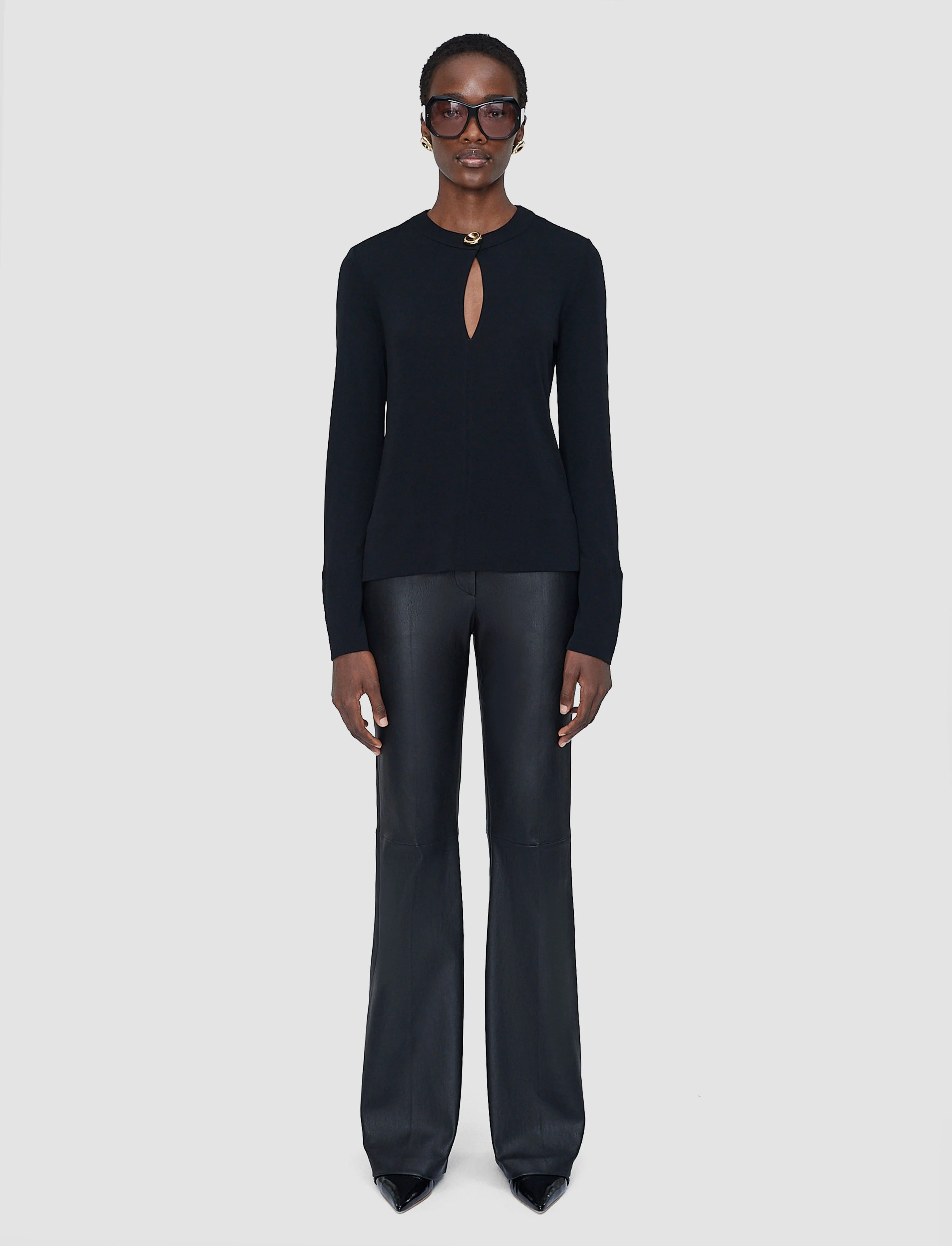 Fabiola Fluid Jersey Blouse - 1