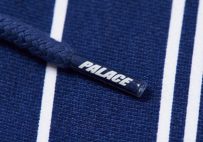 PRINTED STRIPE SHORTS NAVY 5