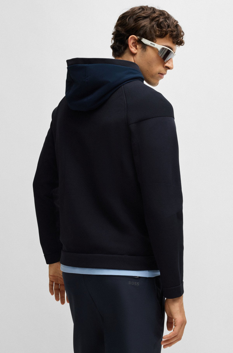 KNITTED JACKET WITH PADDED FRONT 5
