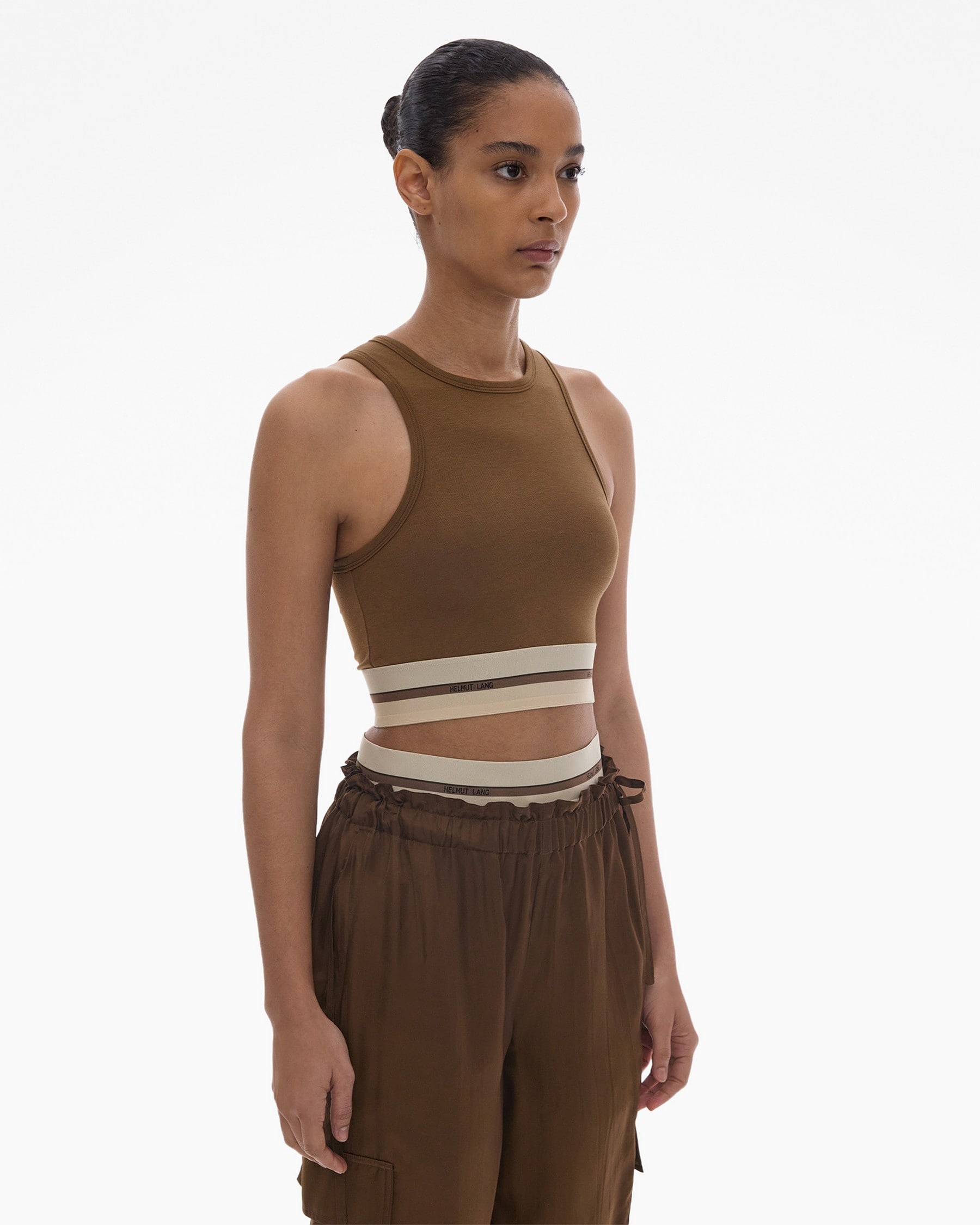 CROPPED LOGO TANK TOP - 5