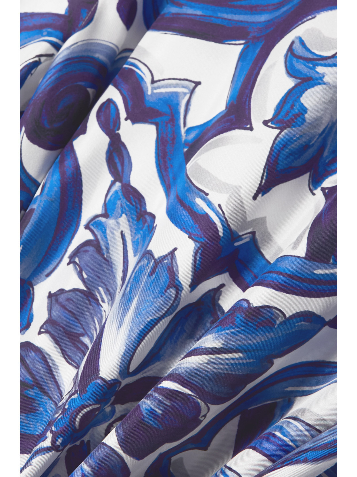 Maiolica Printed Silk-satin Shirt - 4