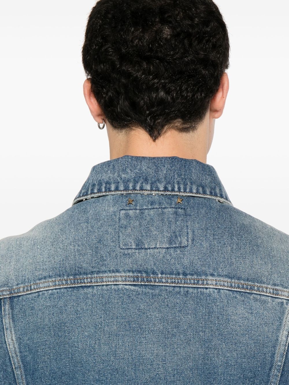 stonewashed denim jacket - 5