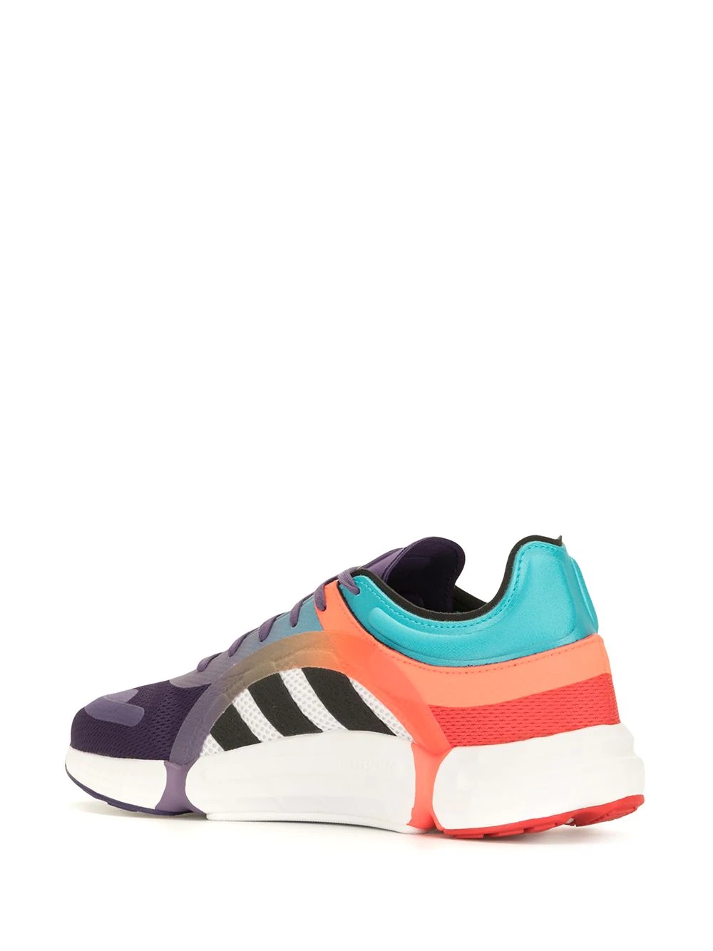 colour-block lace-up trainers - 3