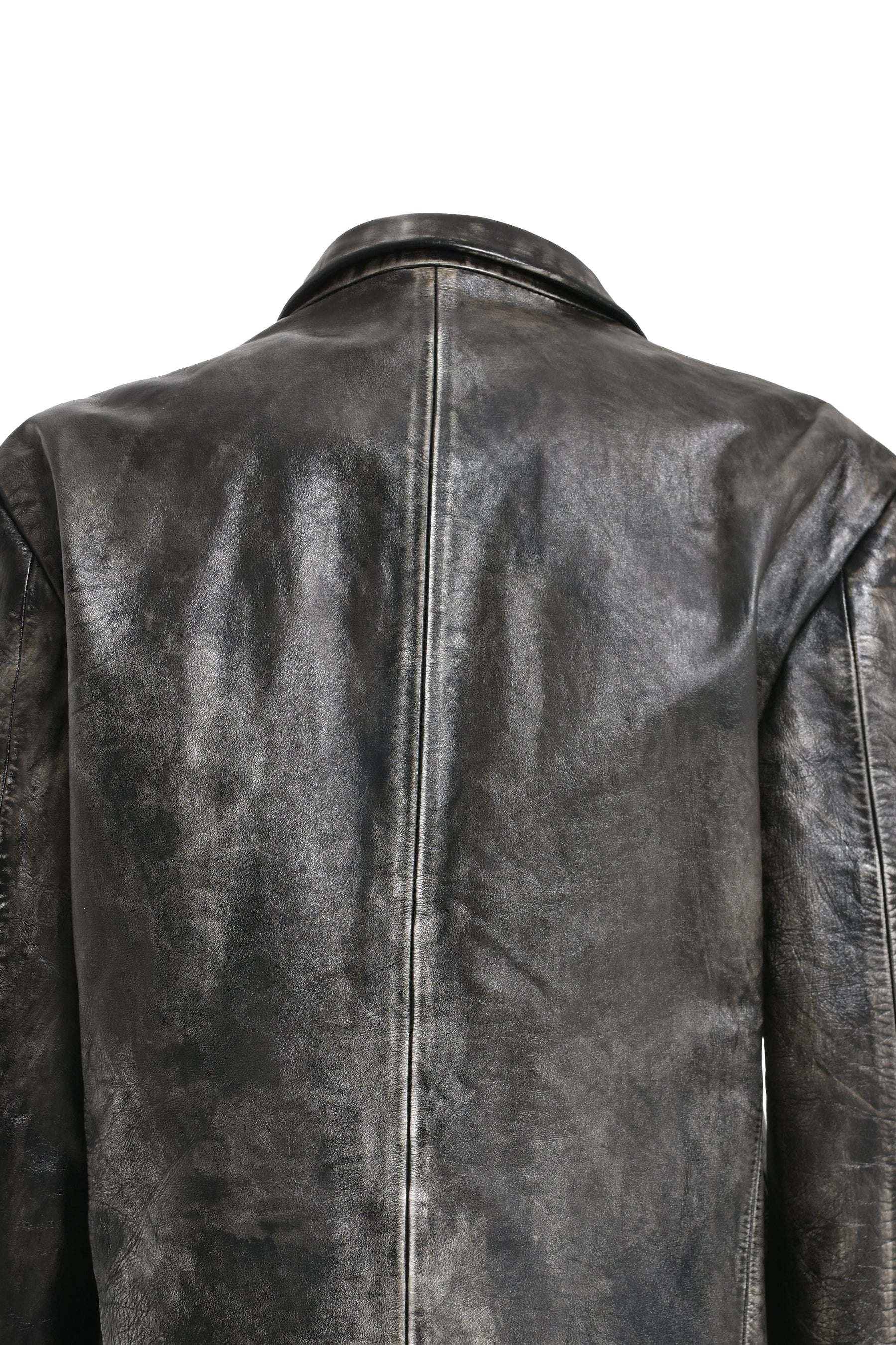LEATHER JACKET / BLK - 5