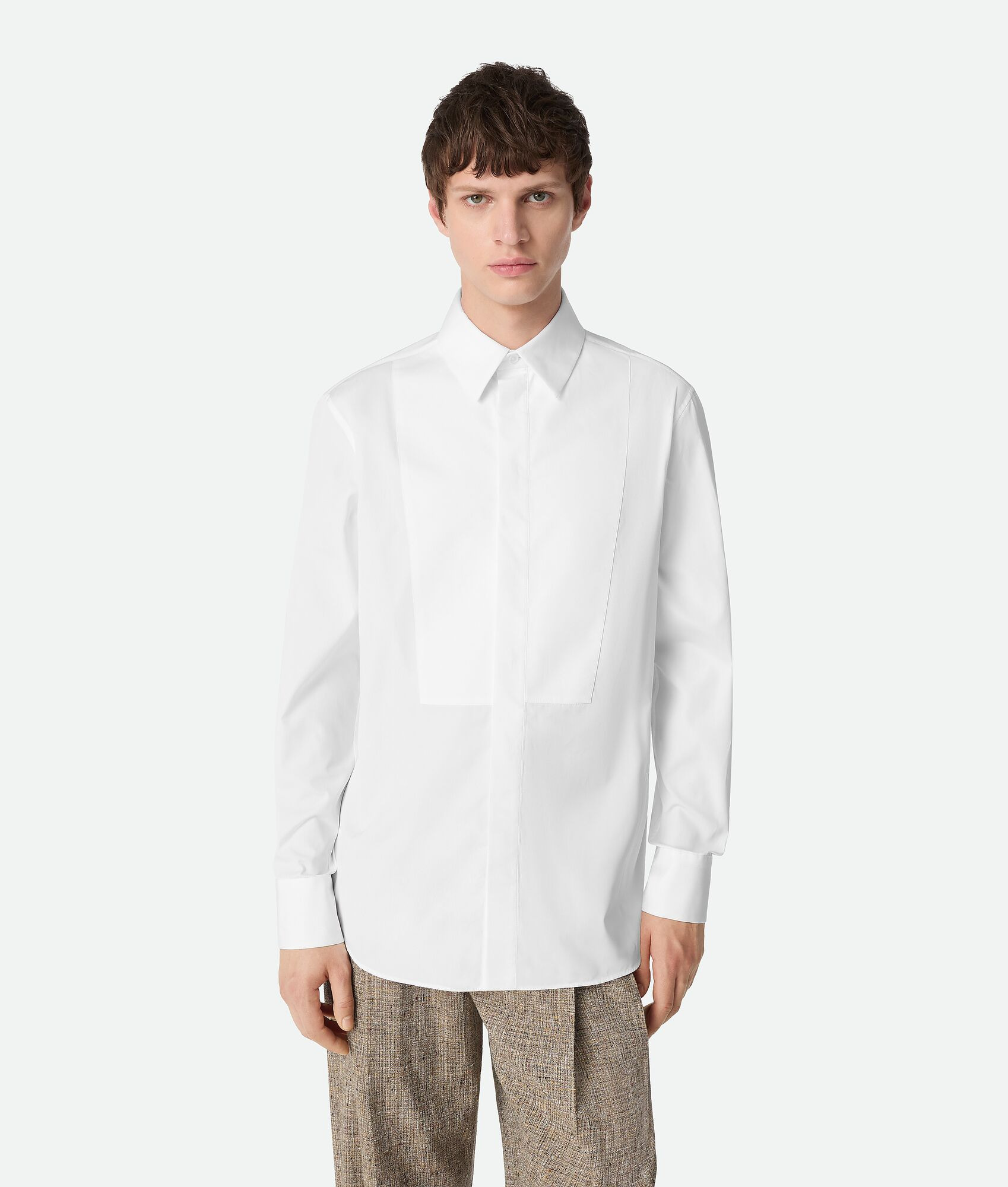Poplin Plastron Shirt - 1
